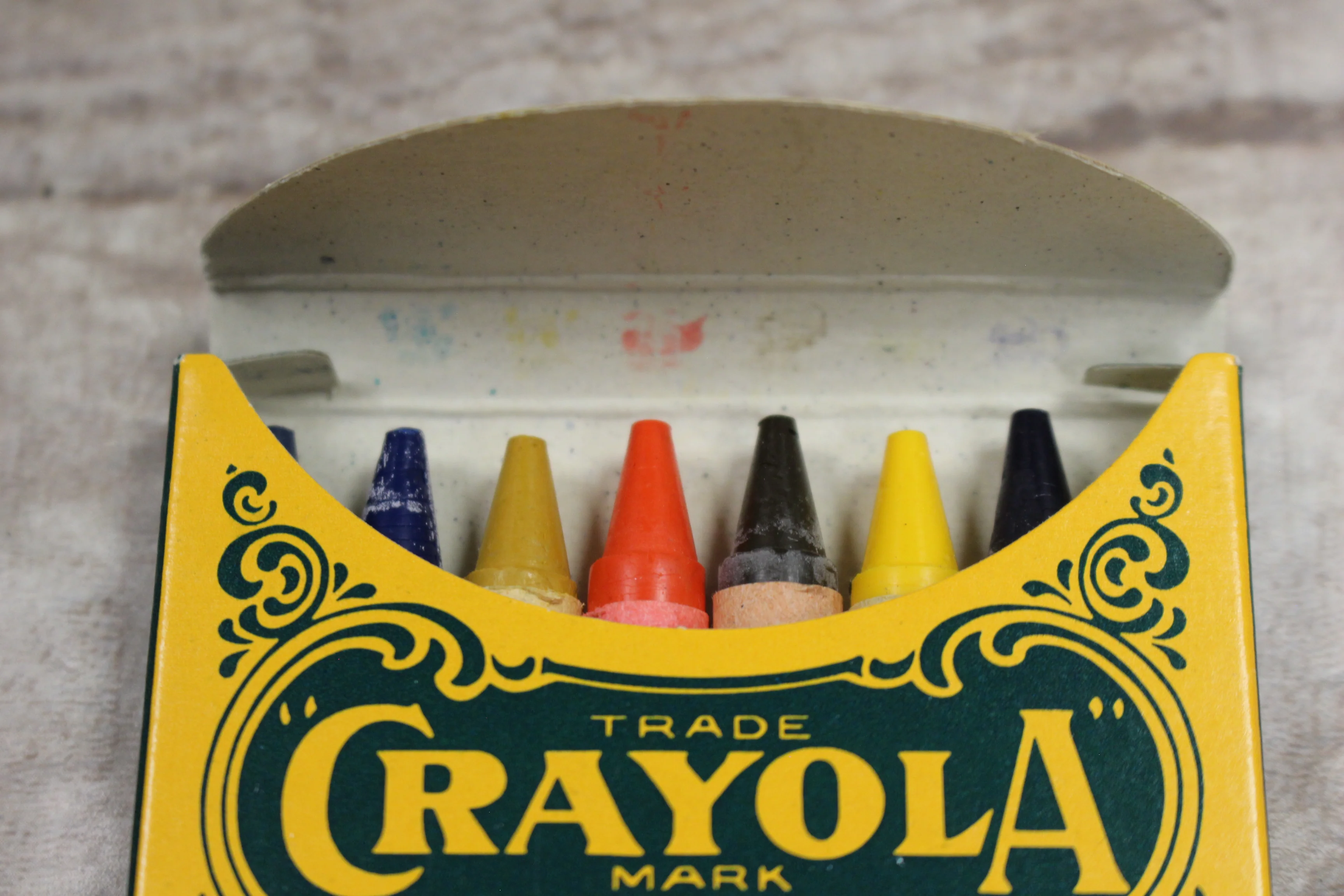 Crayola Collectors Colors Tin With Crayons -Used - Image 4