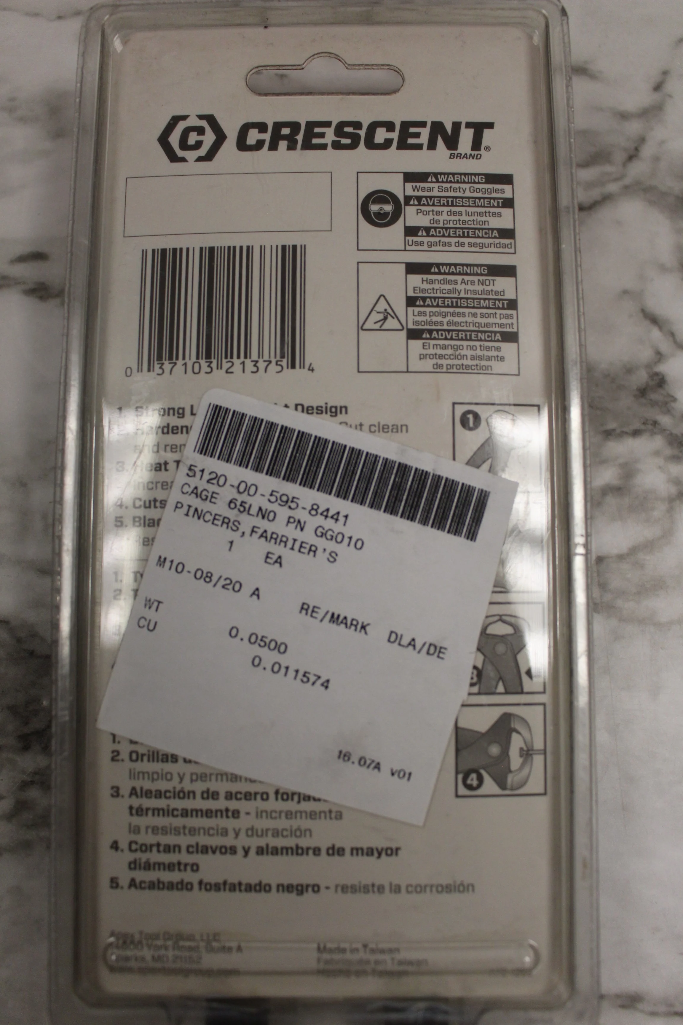 Crescent 10" Cutting Nipper/Farrier's Pinchers - 5120-00-595-8441 - New - Image 2