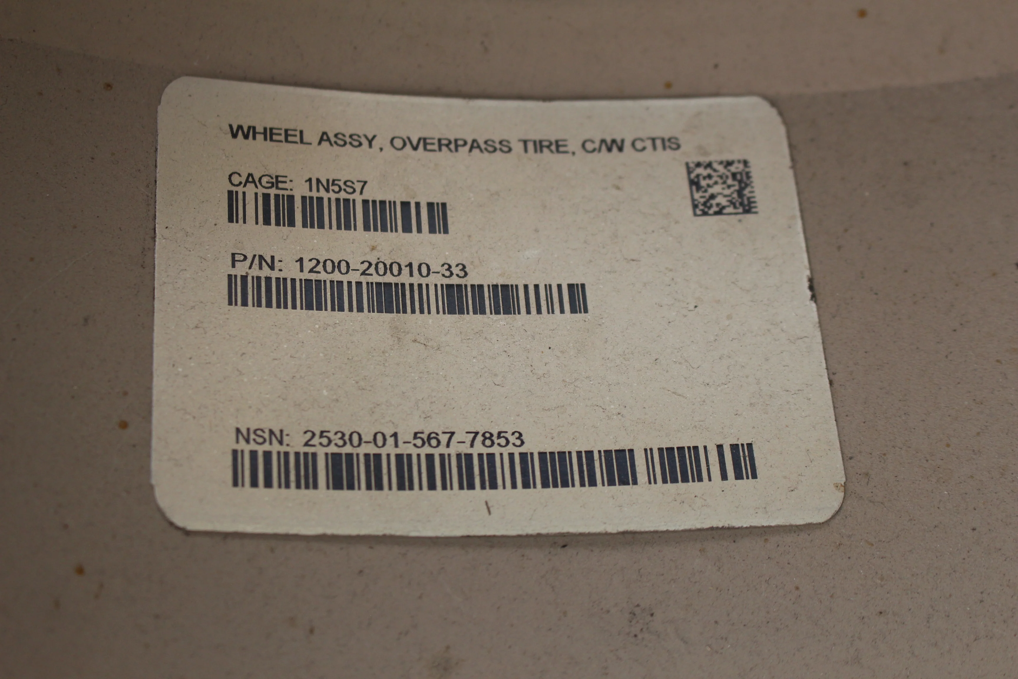 Critical Solutions International 450/80R20 Sand Trail Tubless Tire - Single -New - Image 5