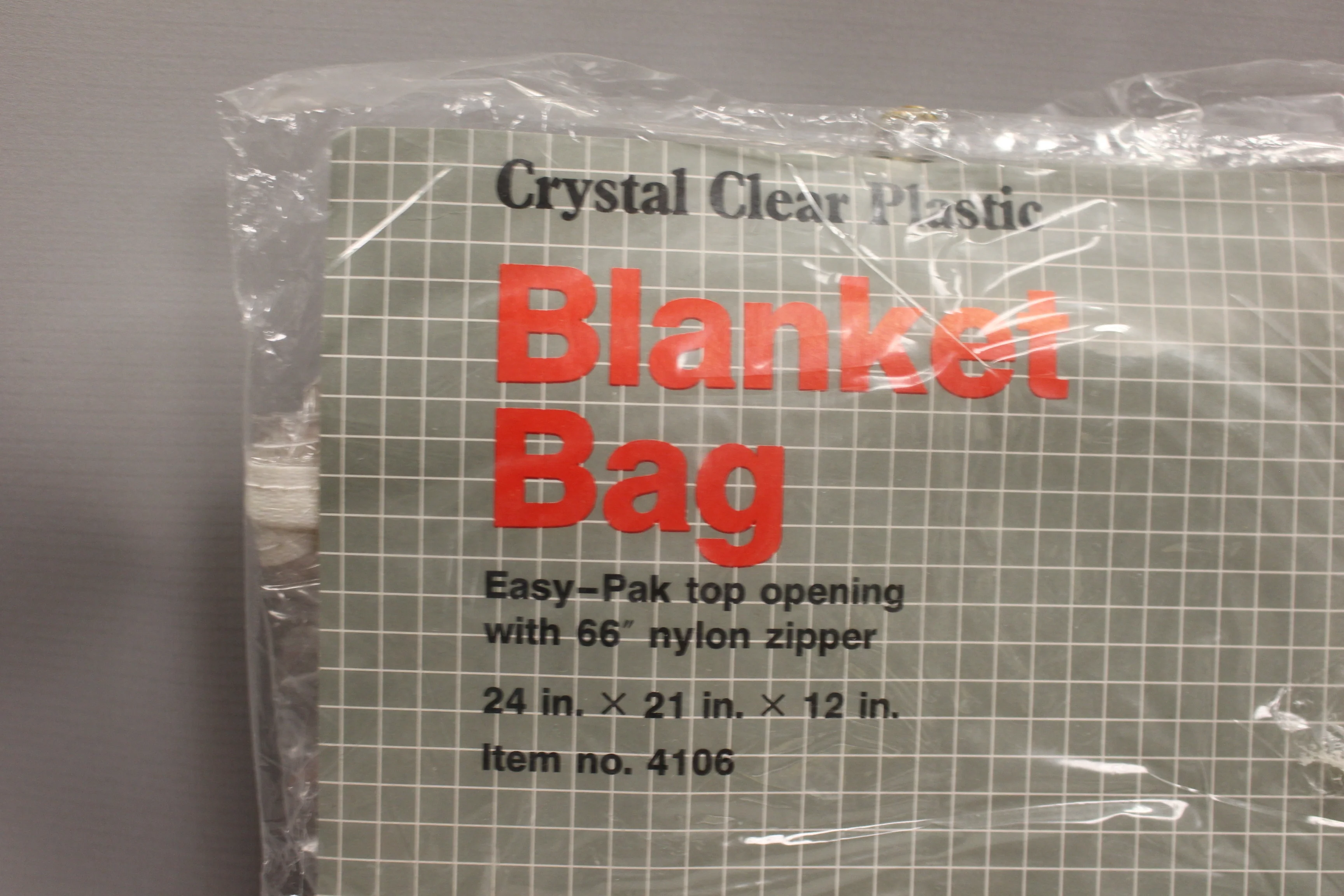 Crystal Clear Blanket Storage Bag -New - Image 3