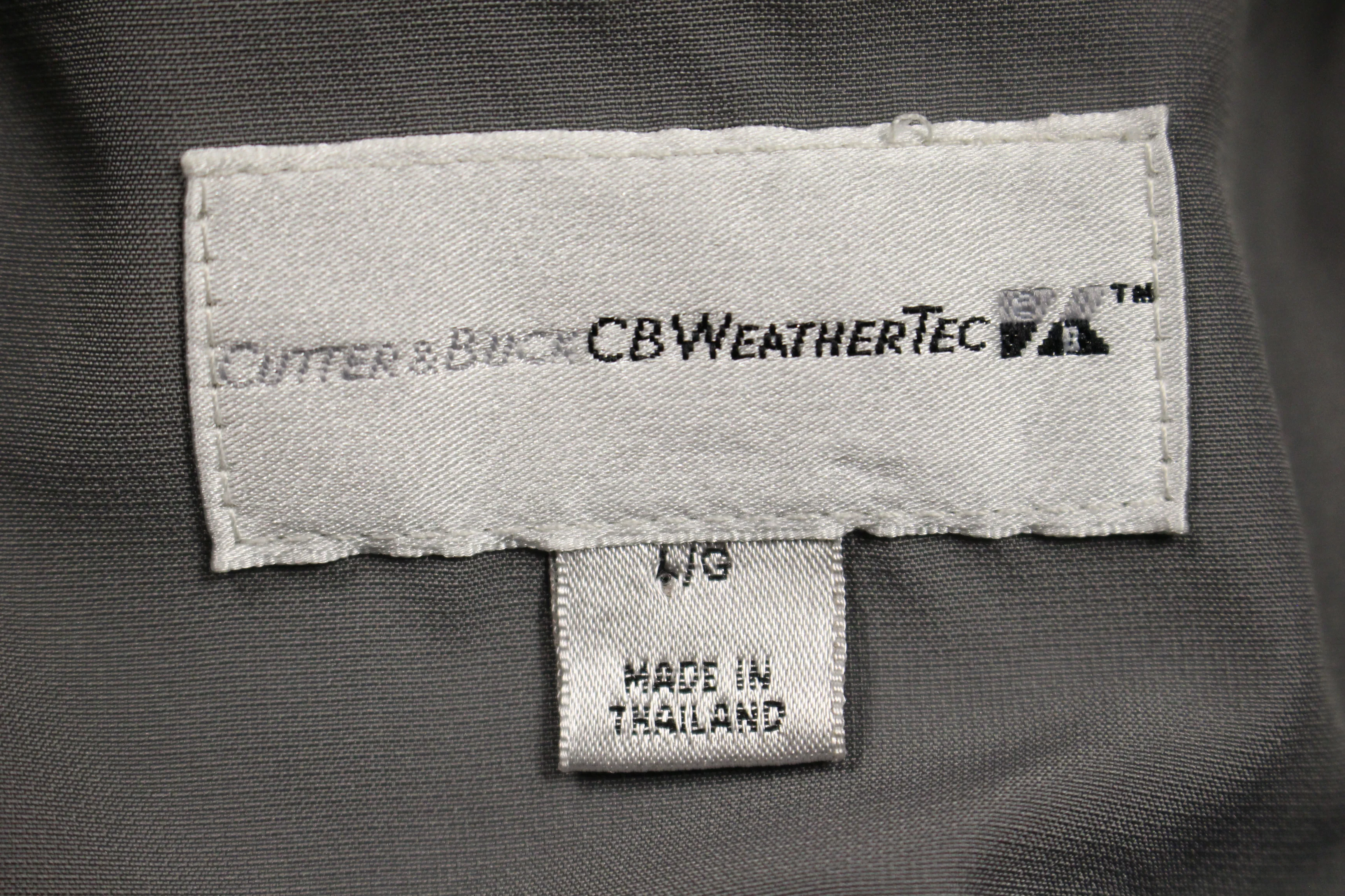 Cutter & Bucks CB Weather Tec Jacket - Size Large - Gray - Used - Image 6