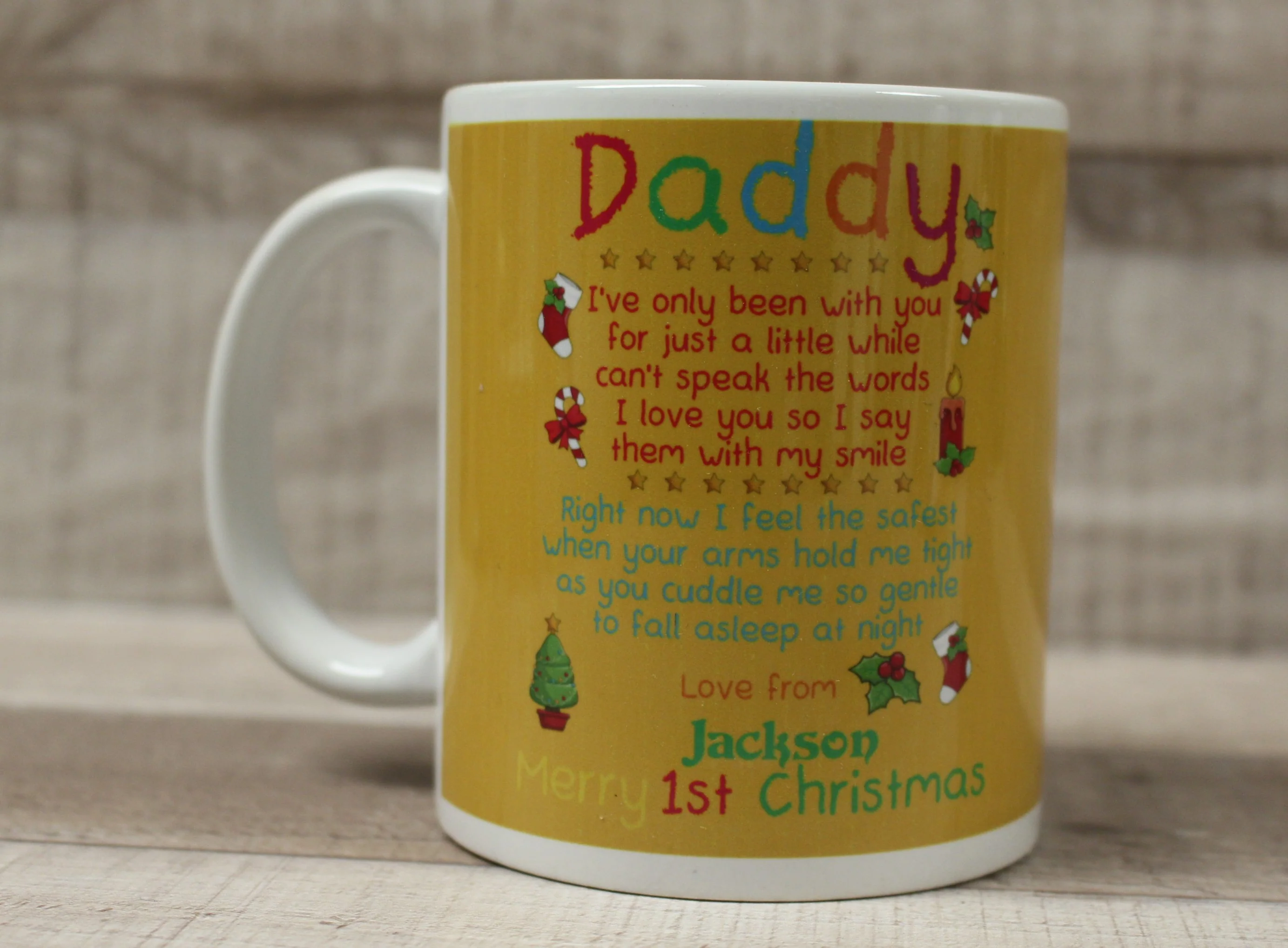 Daddy I've Only Been With You For A Little While Coffee Cup Mug - Christmas - Image 4