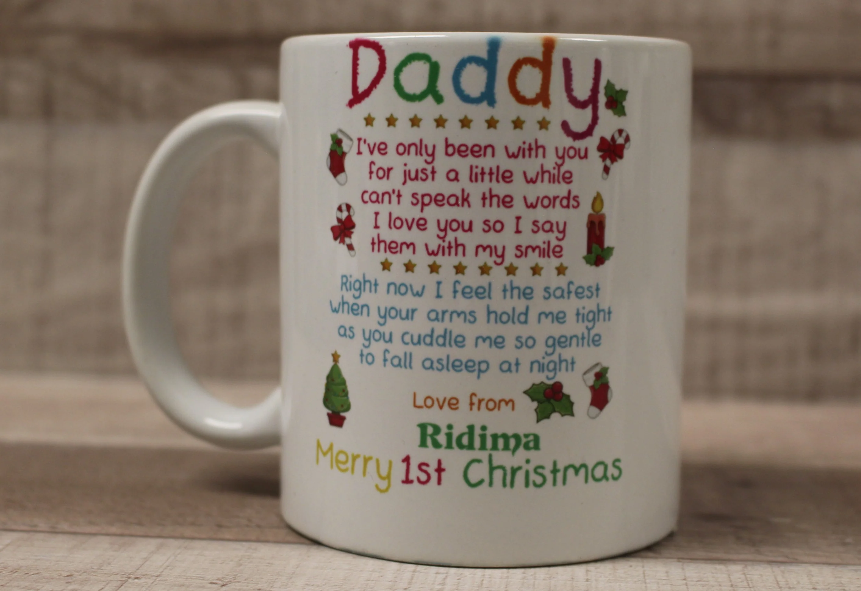Daddy I've Only Been With You For A Little While Coffee Cup Mug - Christmas - Image 7