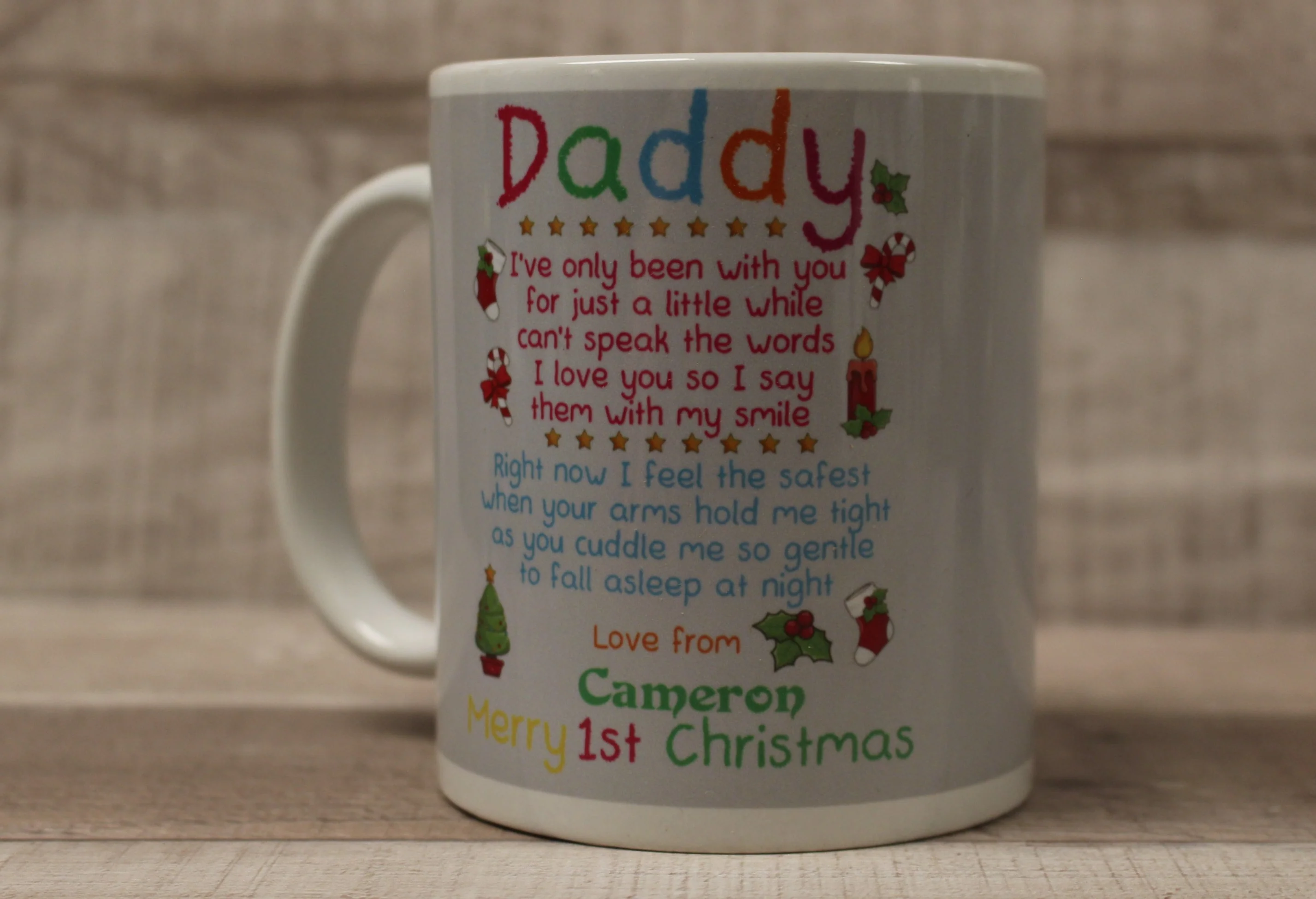 Daddy I've Only Been With You For A Little While Coffee Cup Mug - Christmas - Image 9