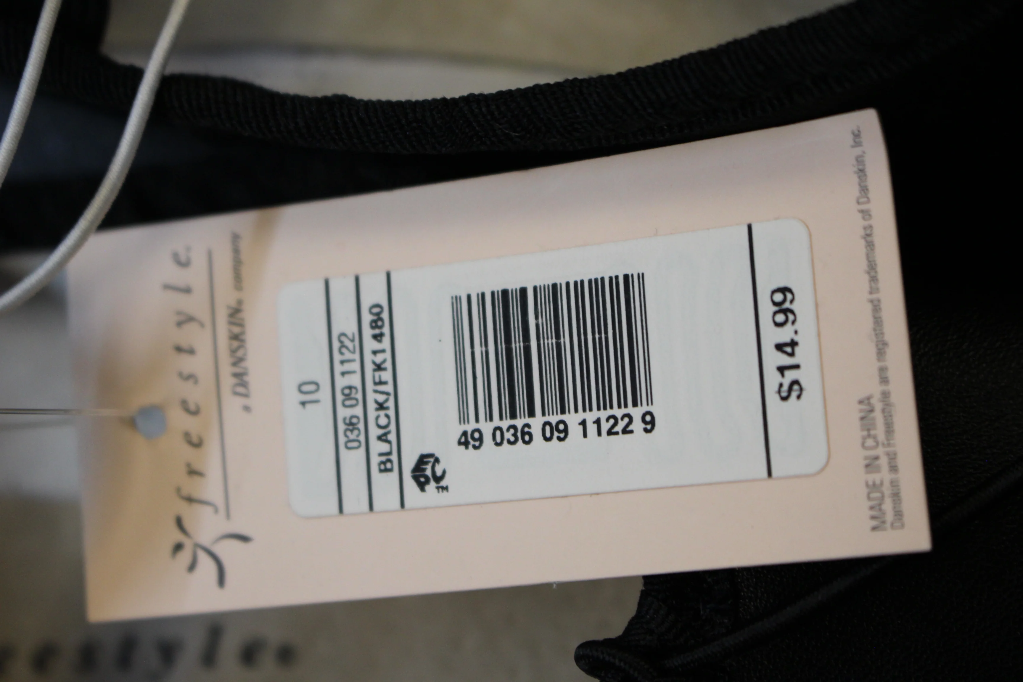 Danskin Girls' Ballet Slippers Black Size 10 - Image 3