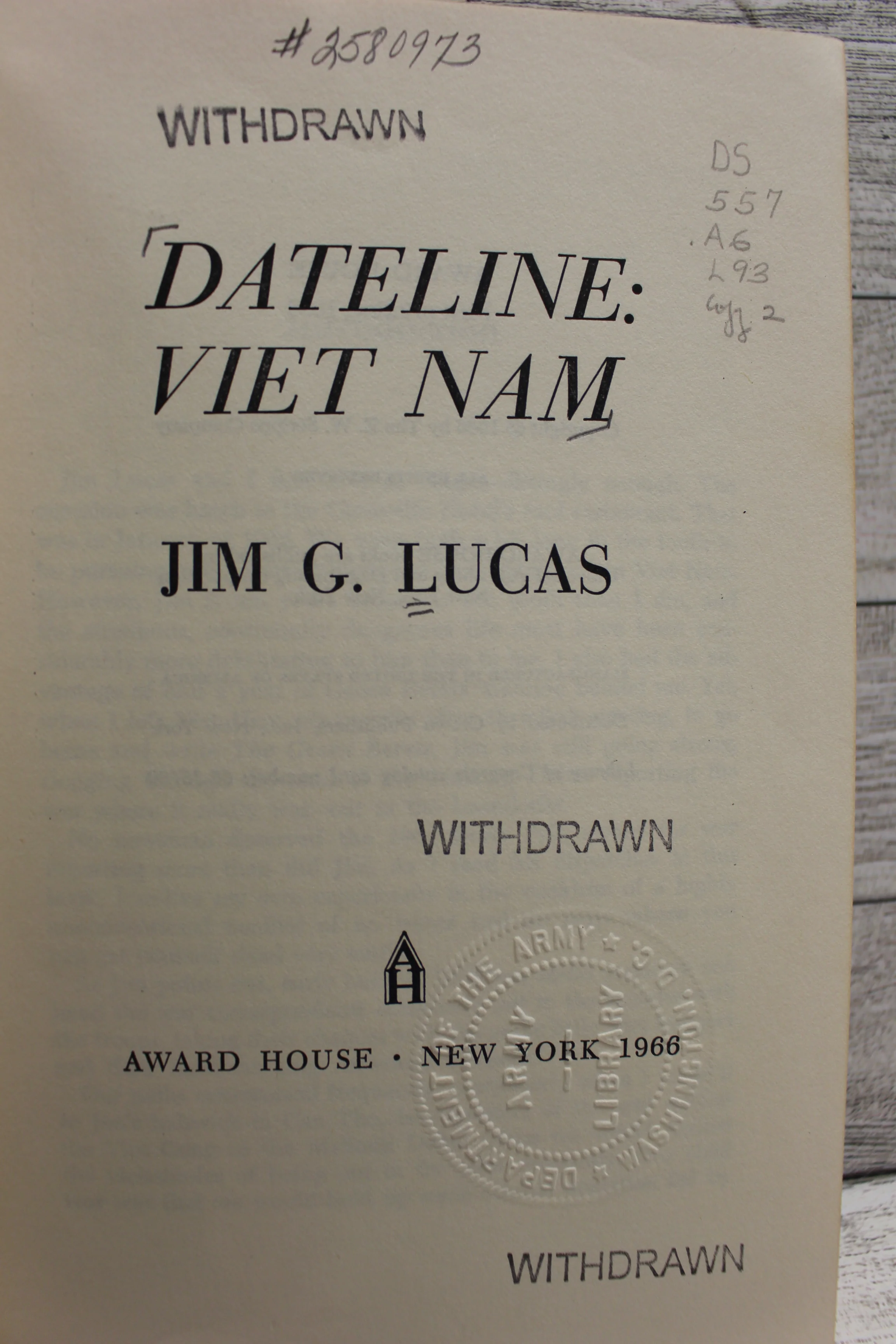 Dateline: Viet Nam by Jim G. Lucas - Image 4