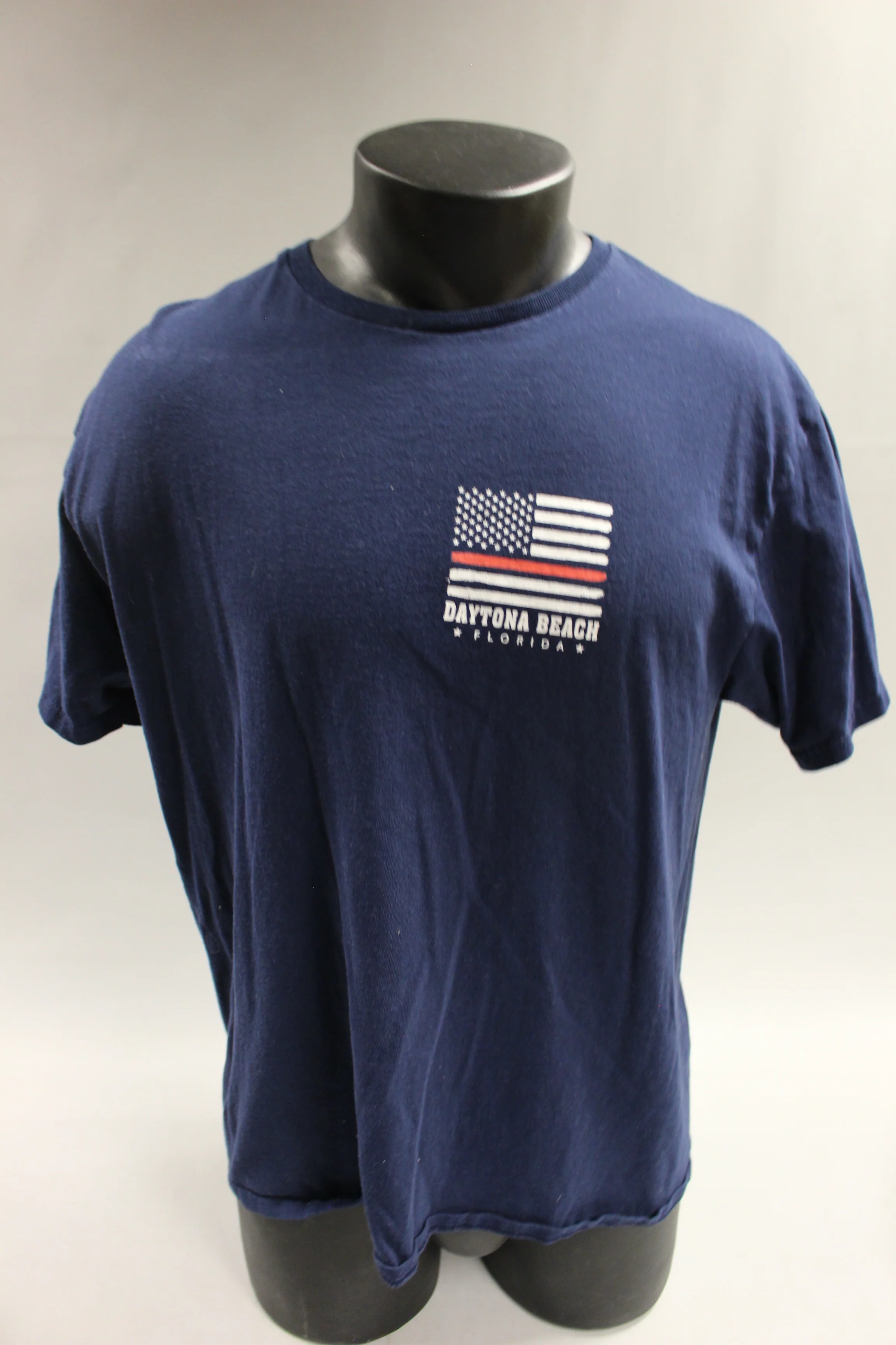 Daytona Beach Florida Fire EMS Men's T Shirt Size Large -Used