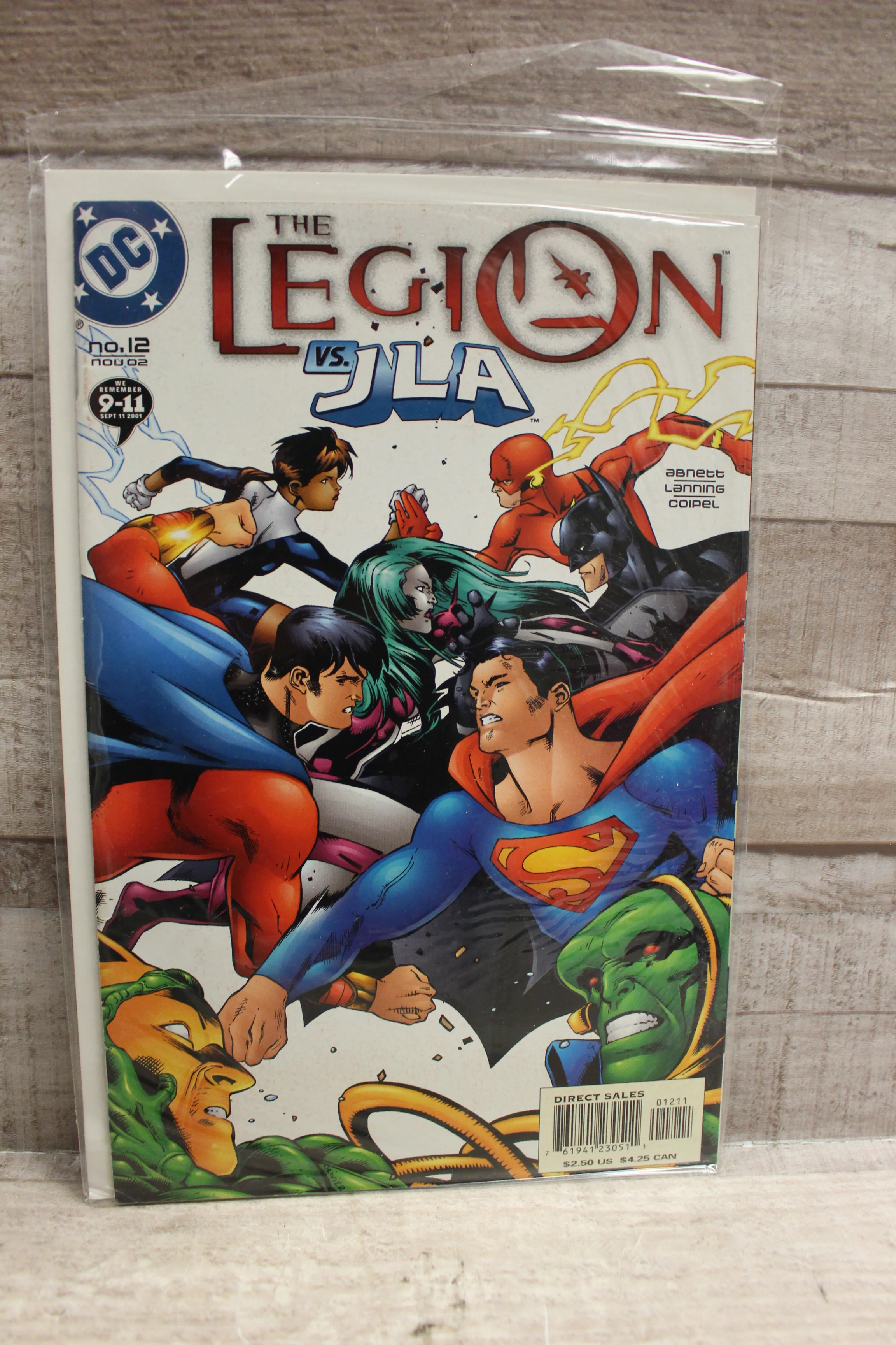 DC Comics The Legion vs. JLA #12 Comic Book -Used