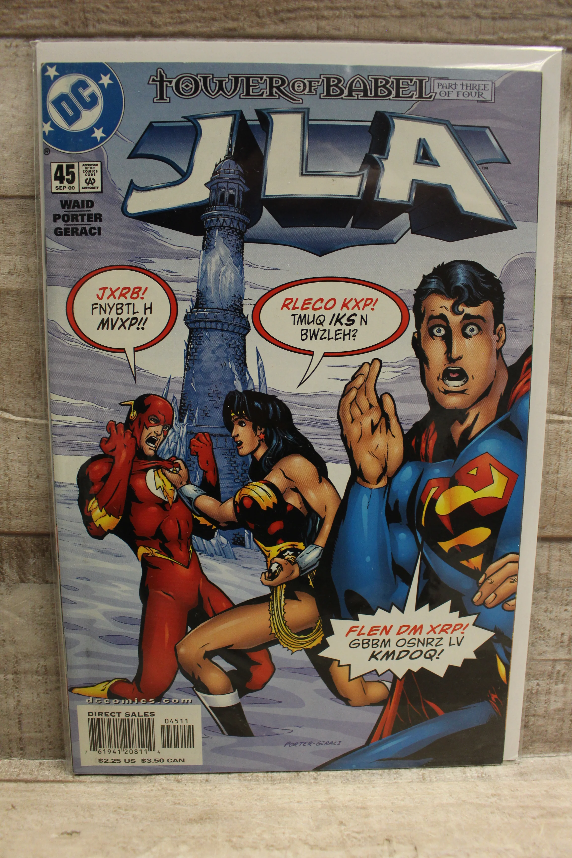 DC Comics Tower Of Babel Part Three Of Four JLA #45 Sep 2000 -Used