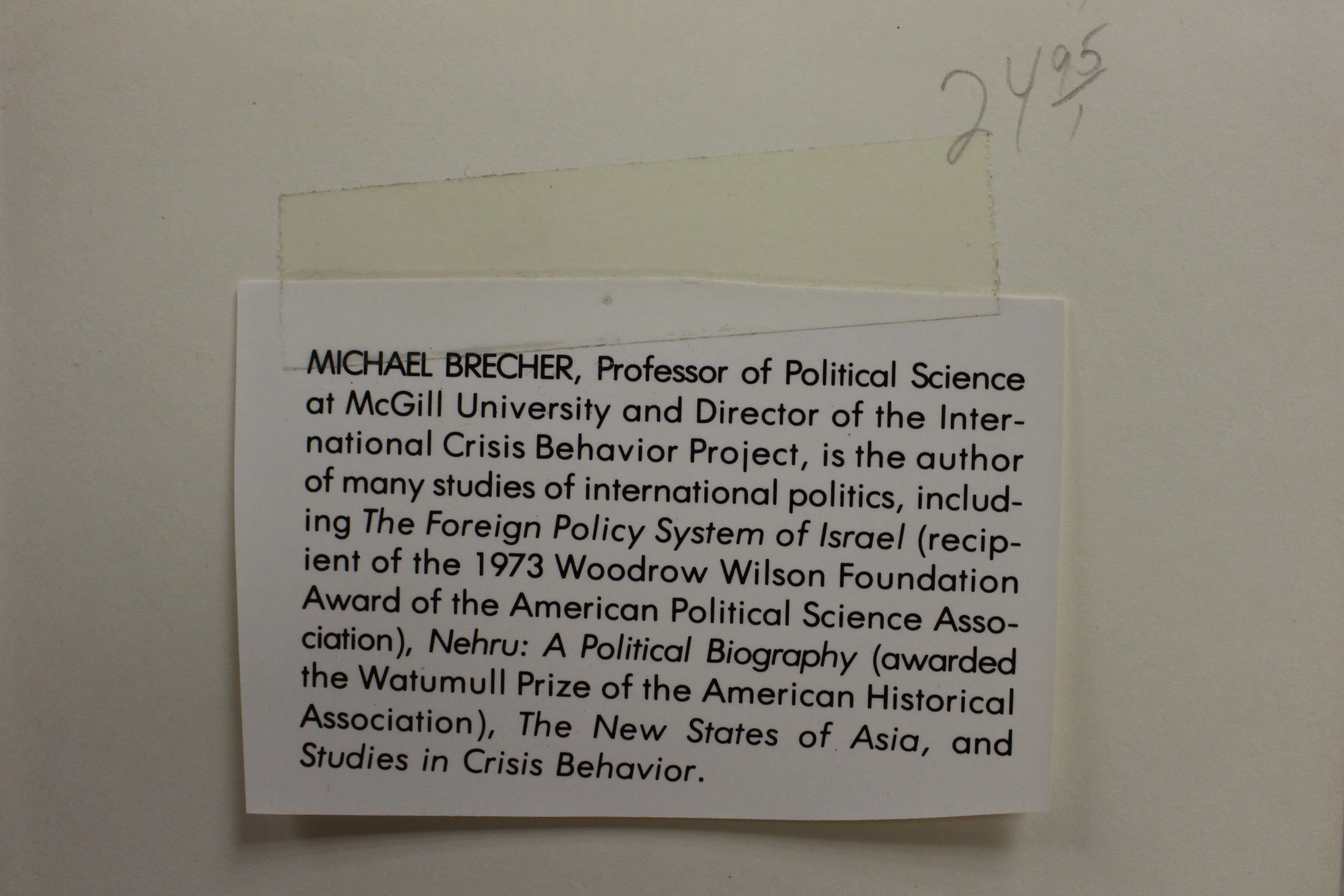 Decisions in Crisis by Michael Brecher - Israel, 1967 and 1973 - Image 9