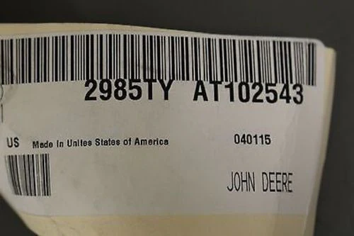 Deere Hose Assembly, P/N: AT102543, NSN: 4720-01-324-0222, New - Image 2