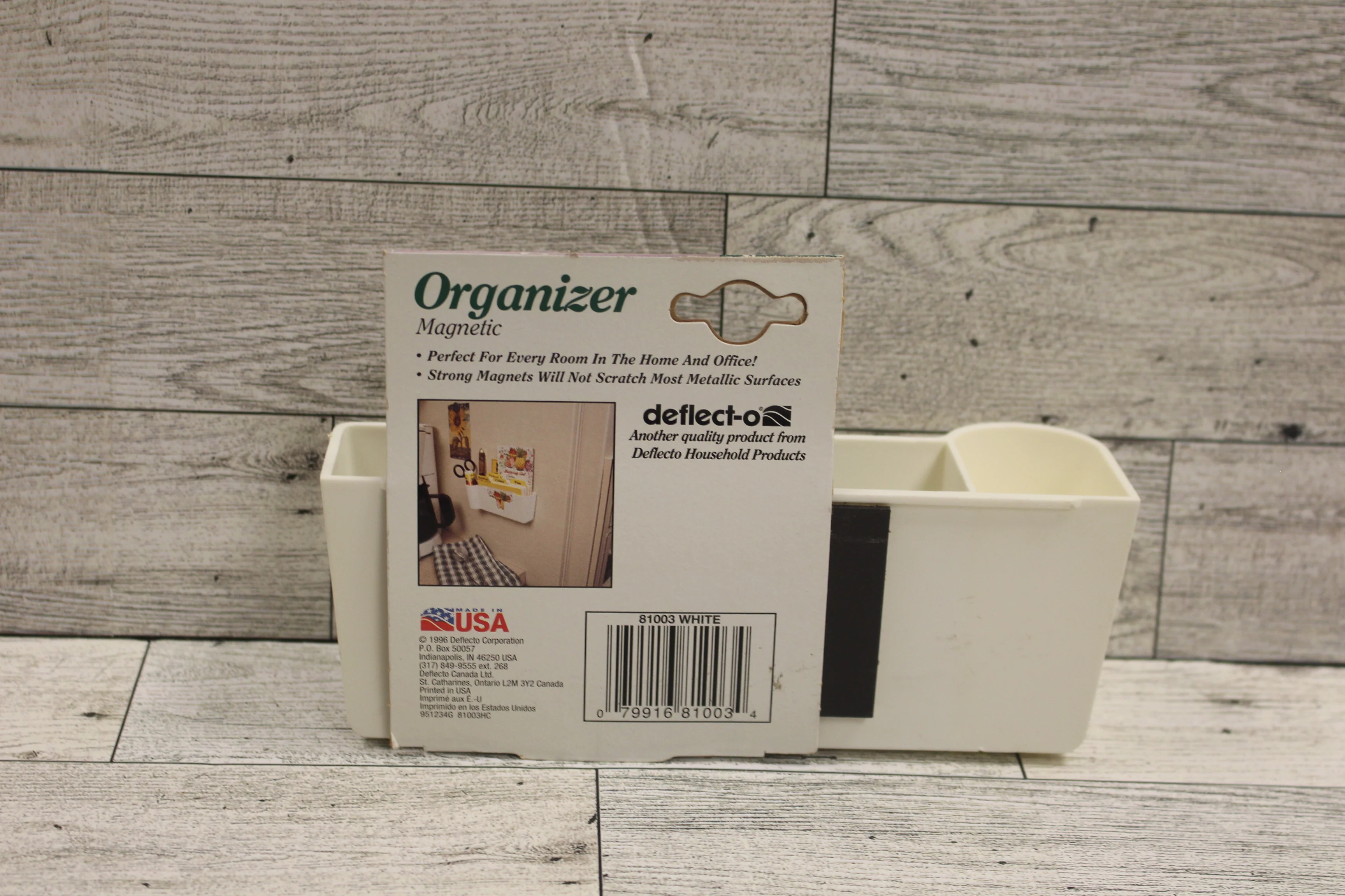 Deflect-o Magnetic Organizer - #81003 - White - New - Image 2