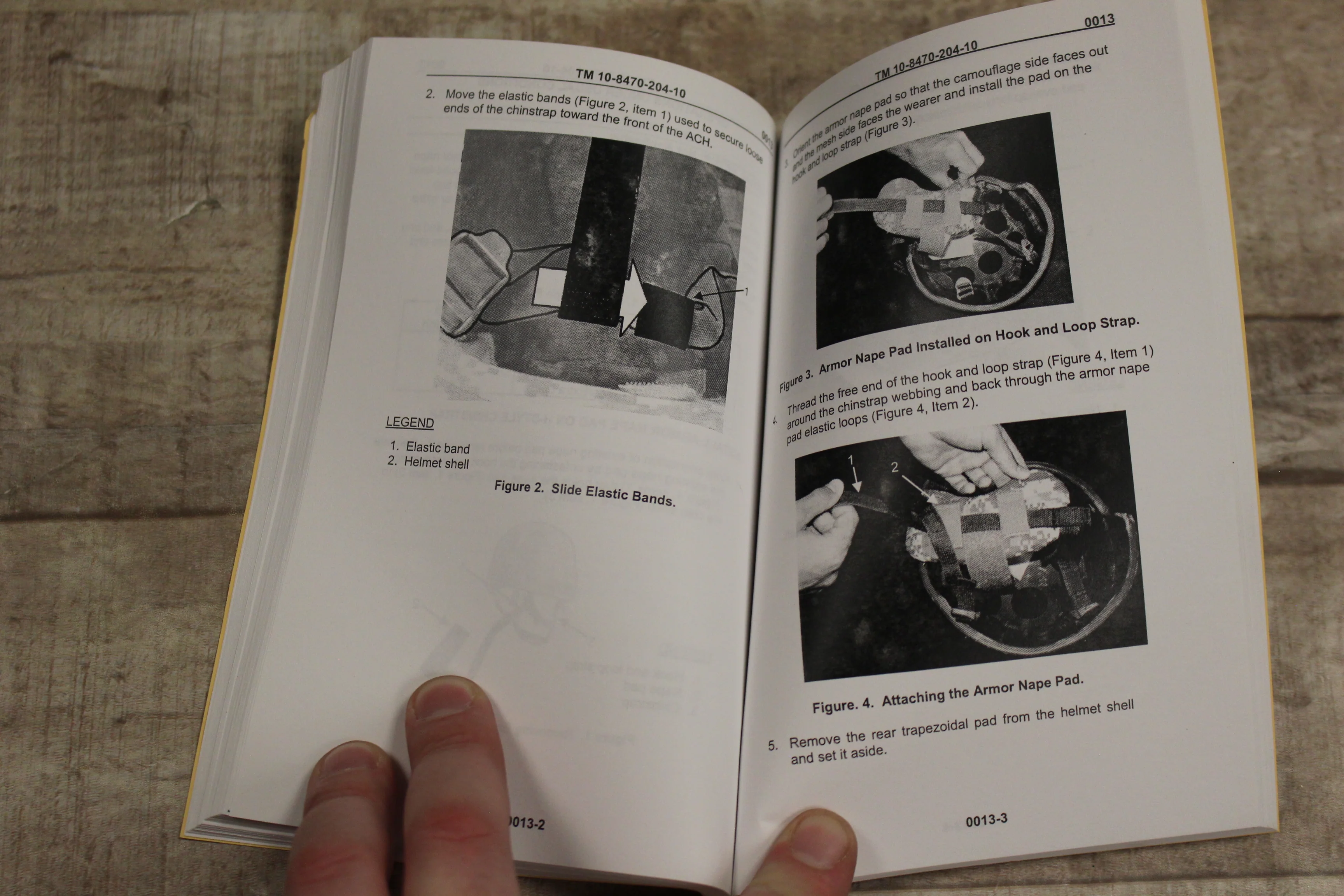 Department Of The Army Technical Operators Manual For ACH Manual - Used - Image 3