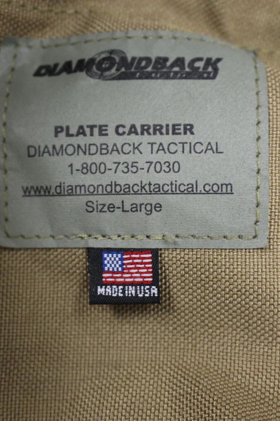 Diamondback Plate Carrier - Large - Tan - Used - Image 6