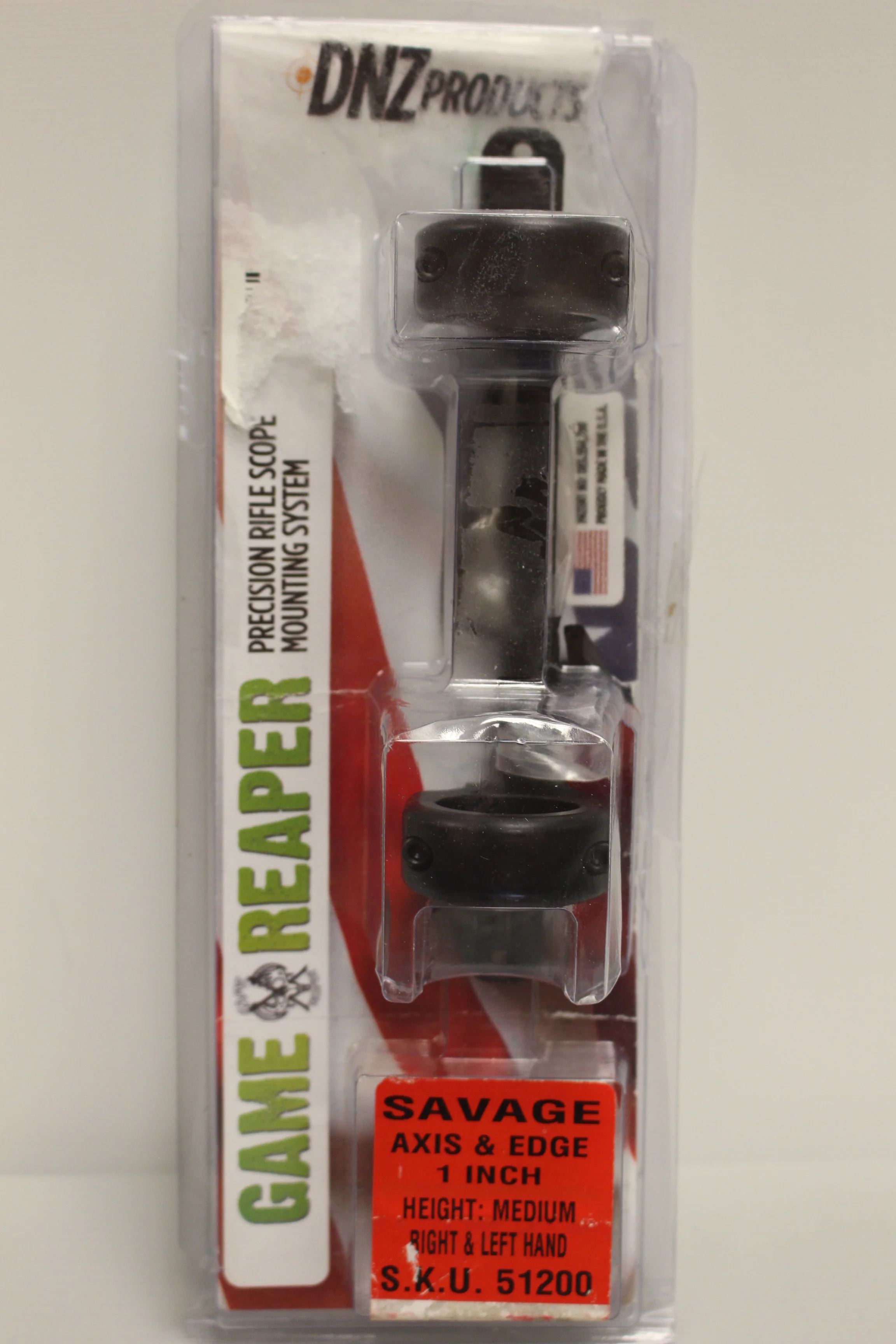 DNZ Savage Axis Edge Scope Tube - 1" - Black - New