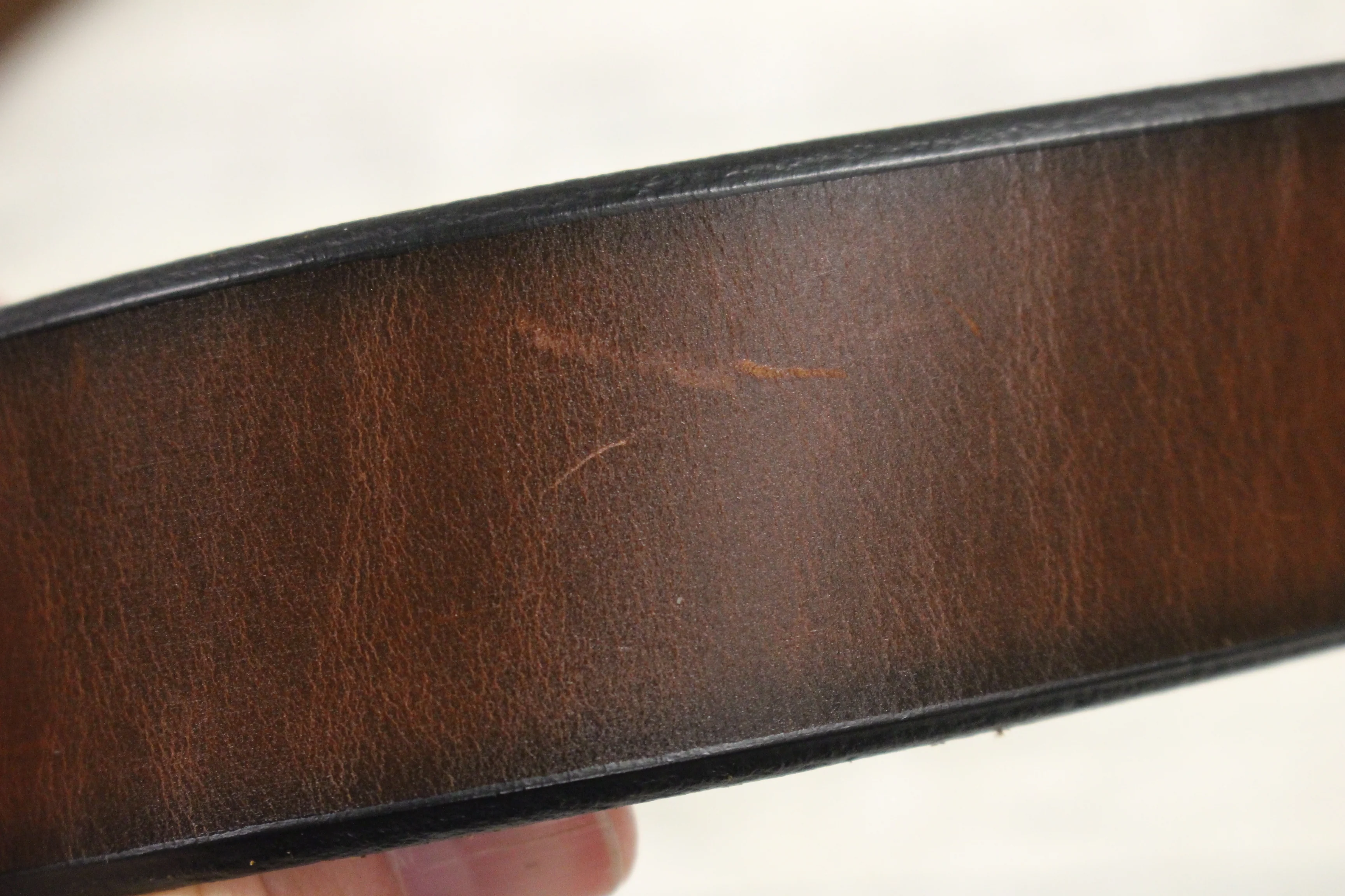 Dockers Men's Leather Brown Belt - Size: 40 - Used - Image 3