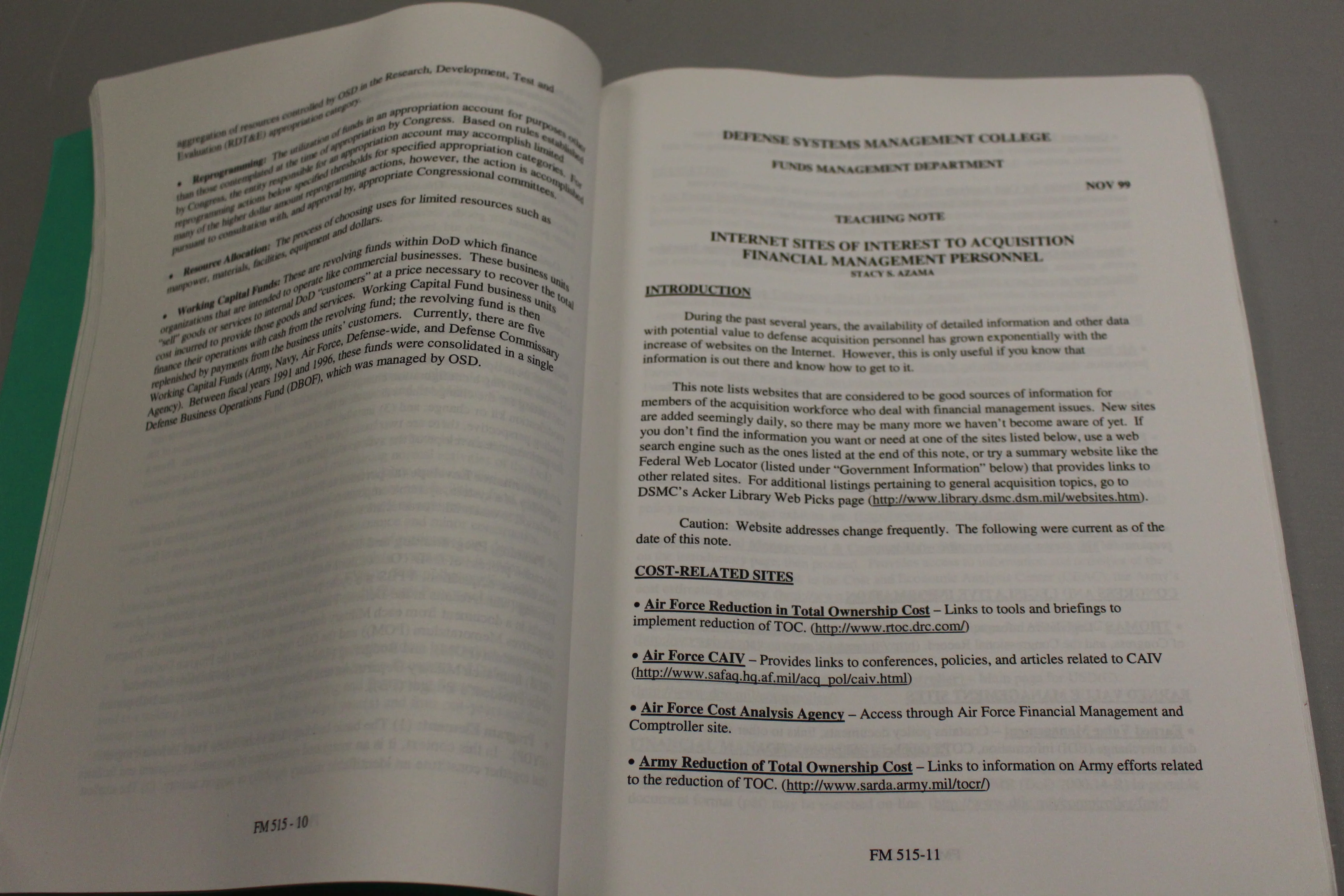 DoD Fundamentals of Business Financial Management Course, BCF103, Feb 2000 - Image 5