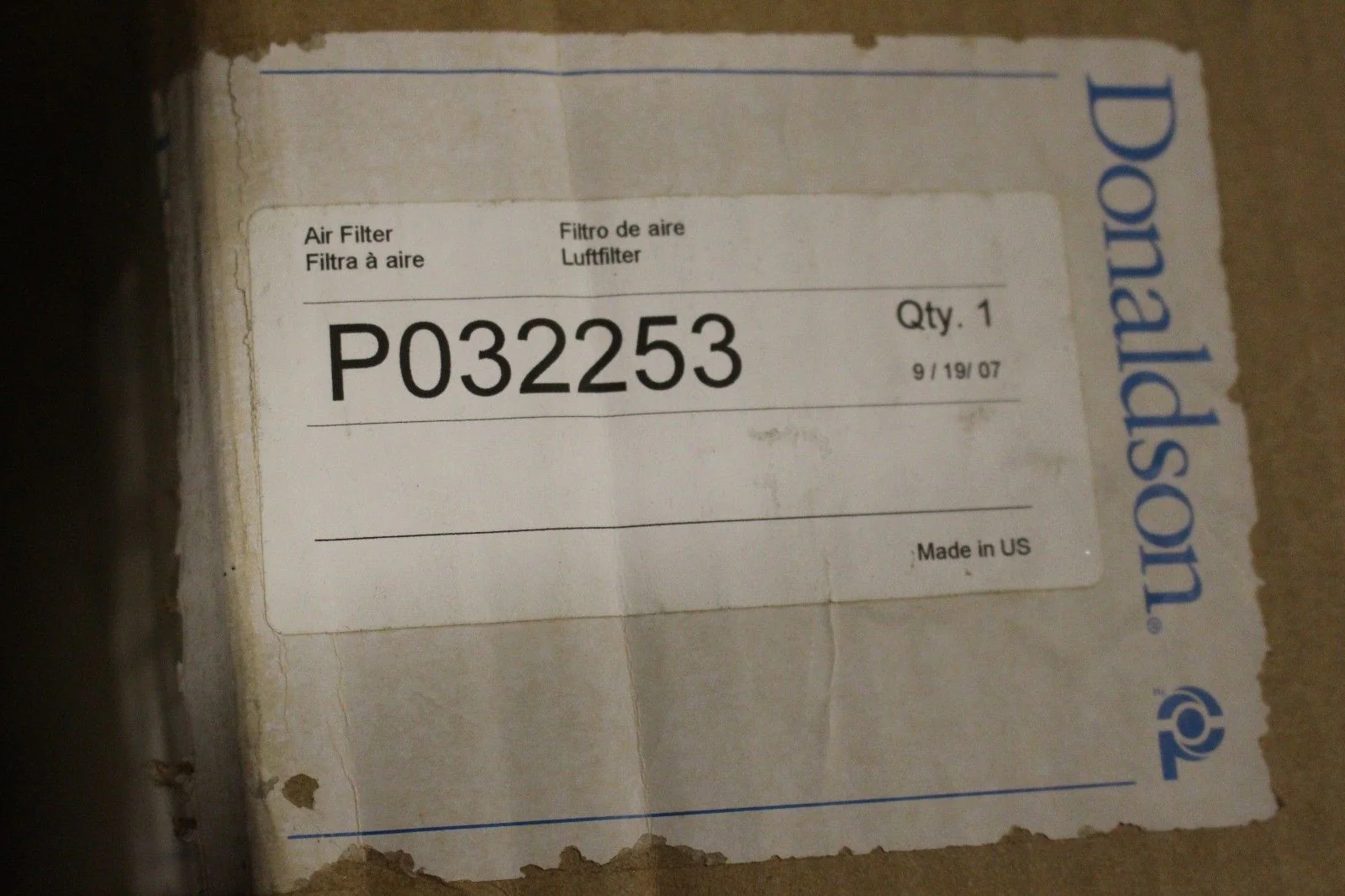 Donaldson Ultra Web Cartridge Filter, P/N P032253, NEW! - Image 2