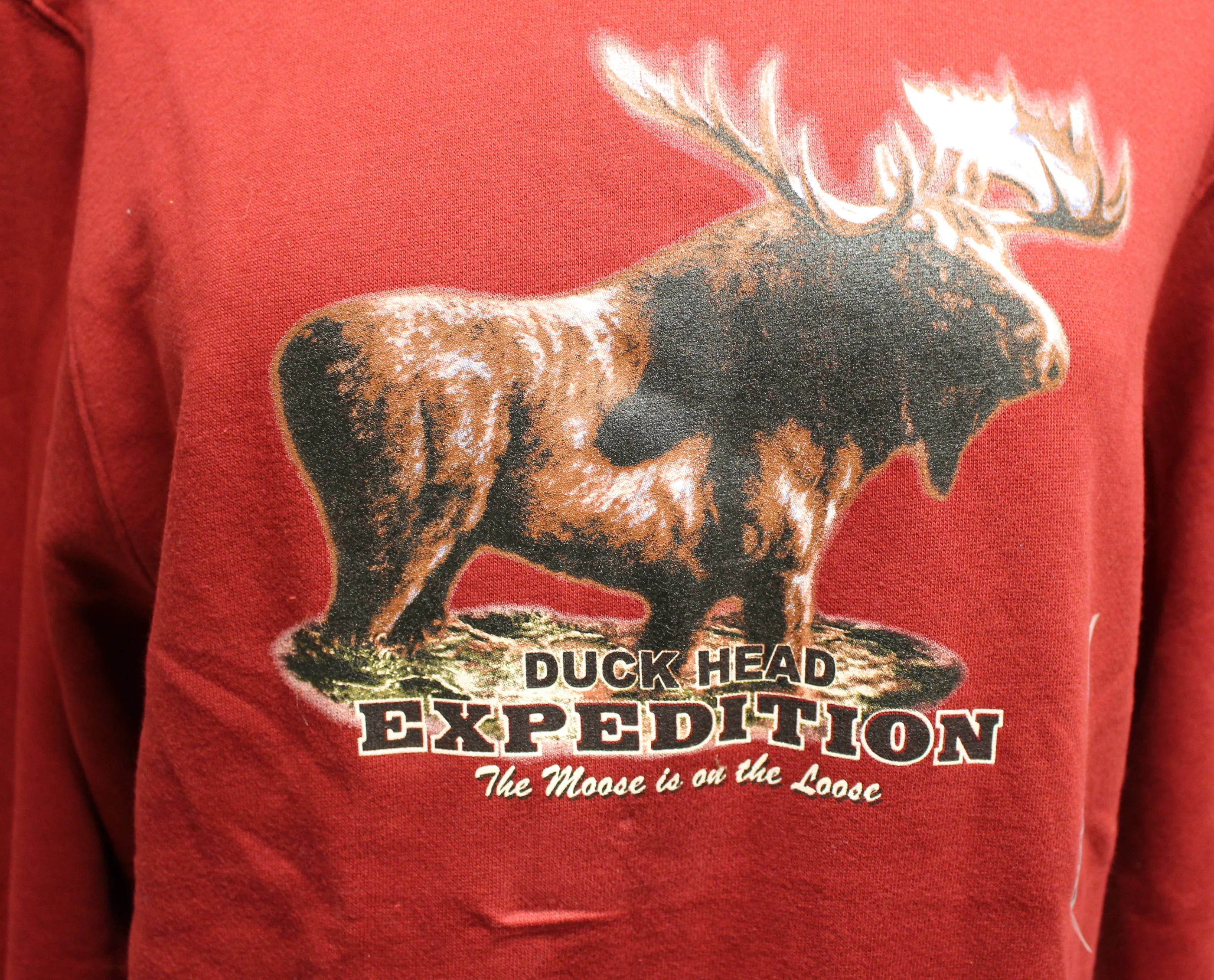 Duck Head Expedition The Moose is on the Loose Sweatshirt, Medium, New - Image 2