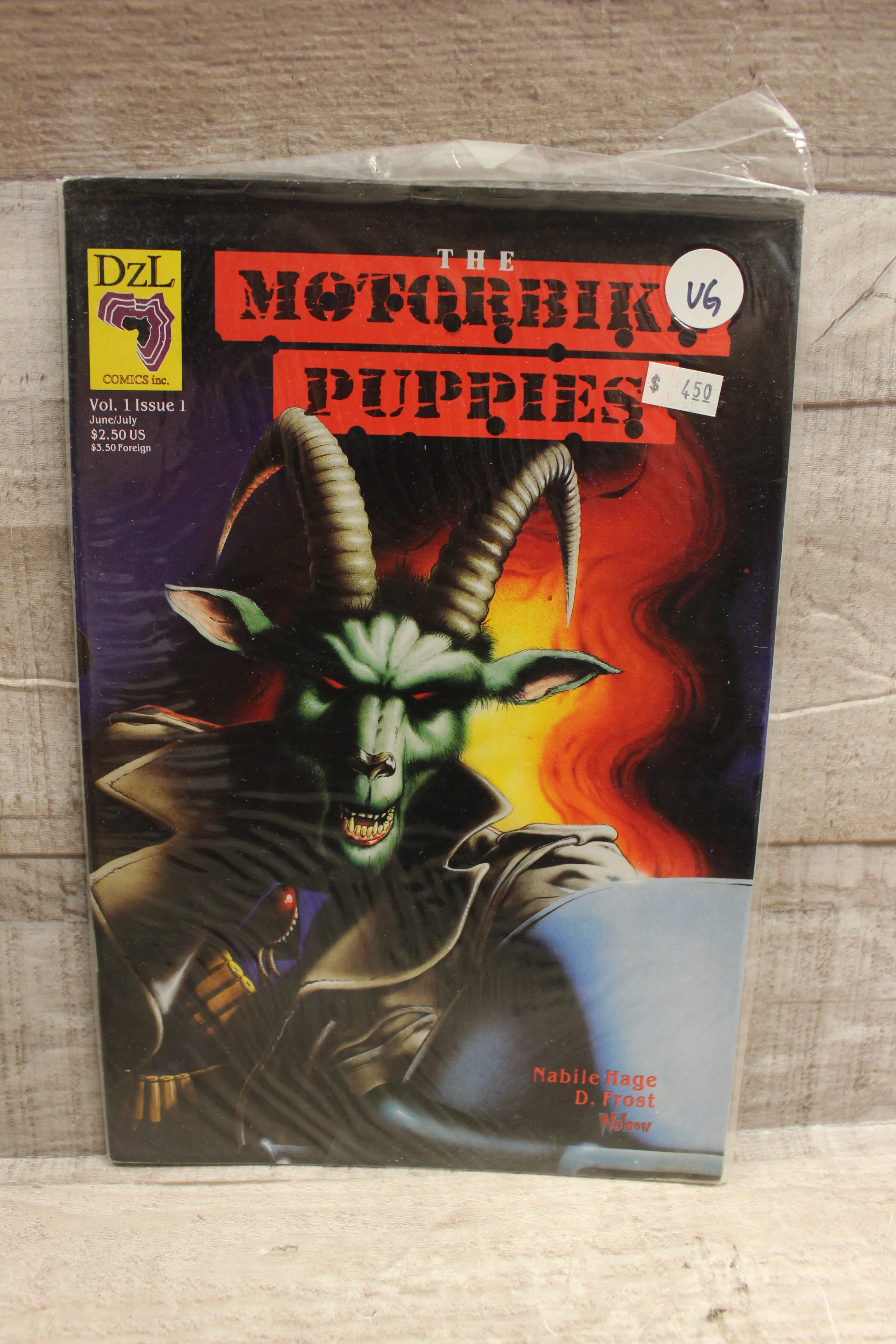 DZL Comics The Motorbike Puppies Volume 1 Issue 1 Comic Book -Used