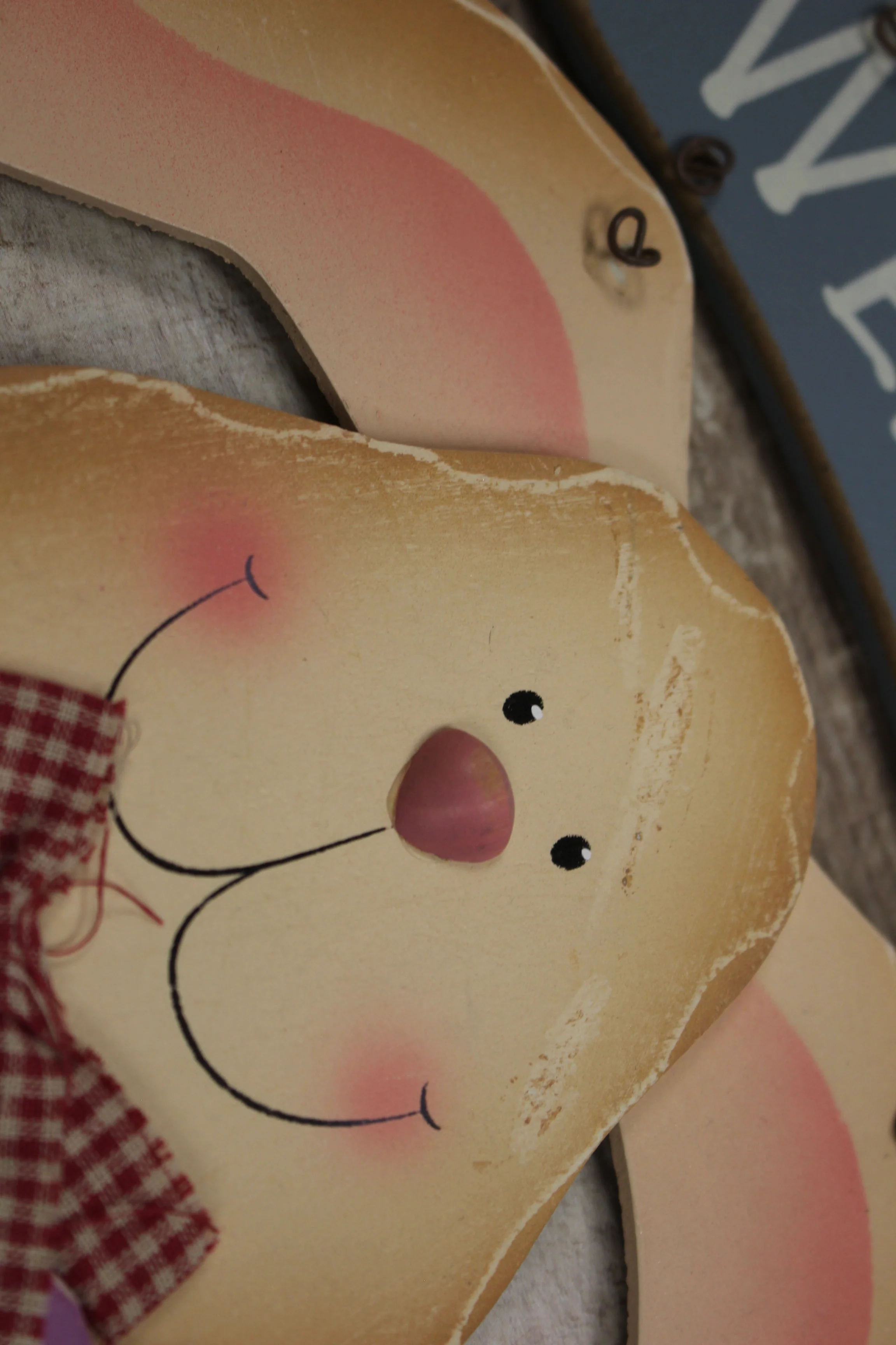 Easter Bunny Welcome Sign -Used - Image 2