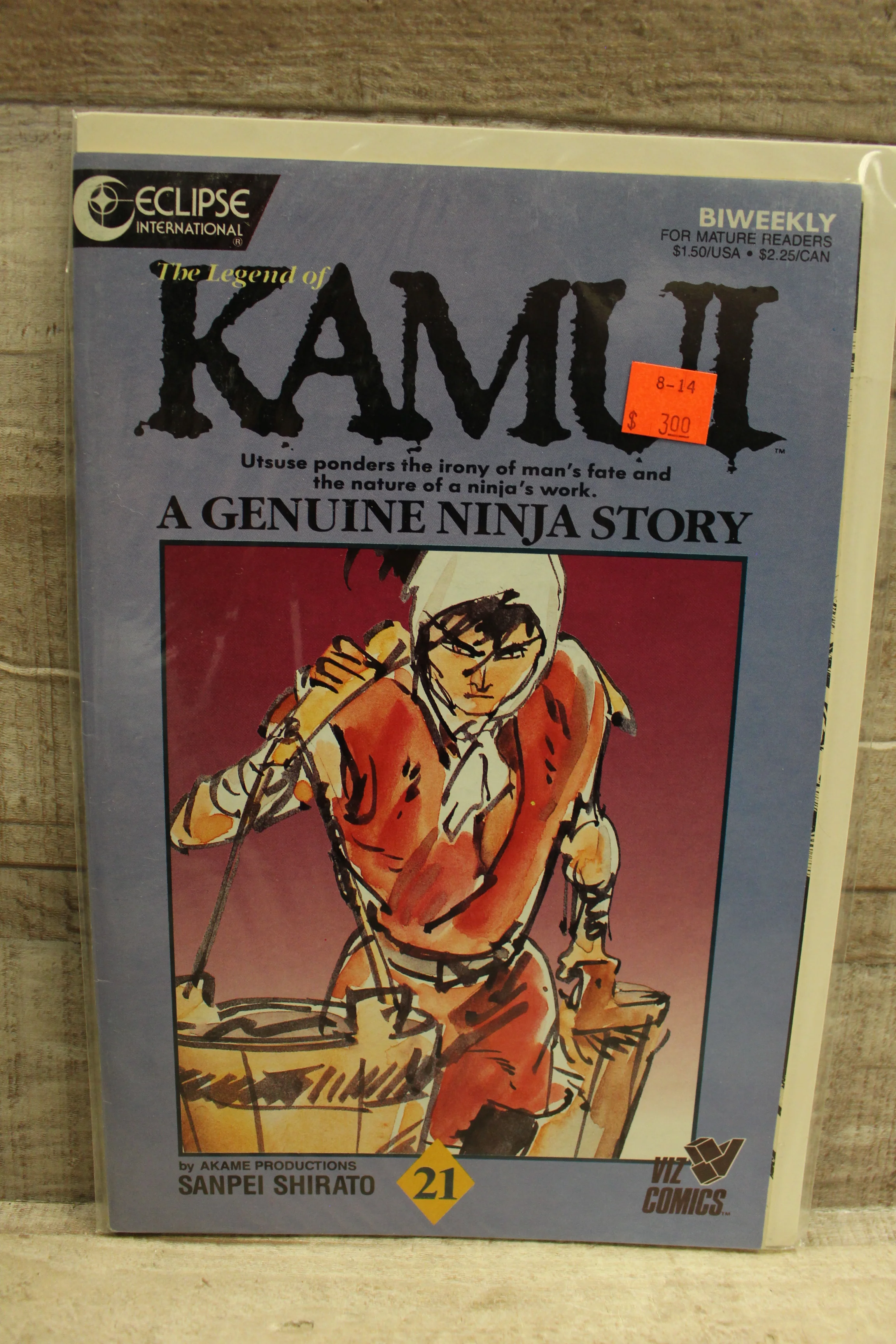 Eclipse International Comics Kamui Issue #21 Comic Book -Used
