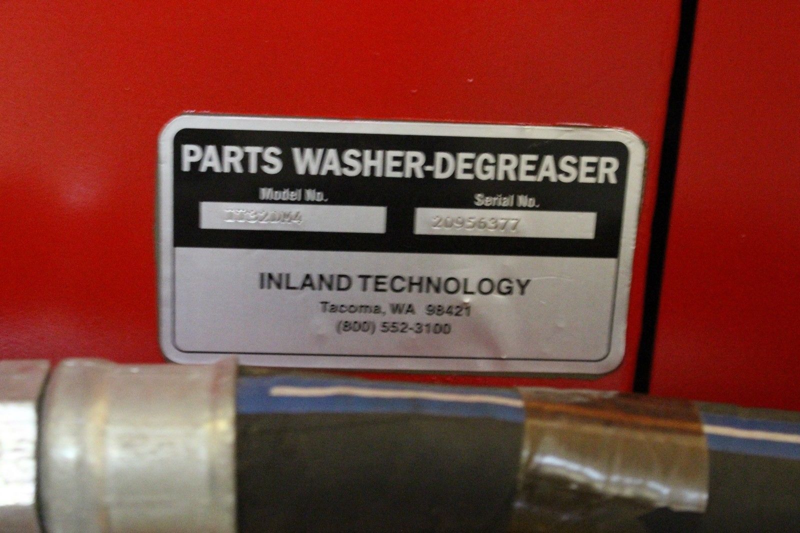 Edge Tek Parts Washer / Degreaser - Model: IT32DM4 - 50 Gallon - Red - New - Image 11