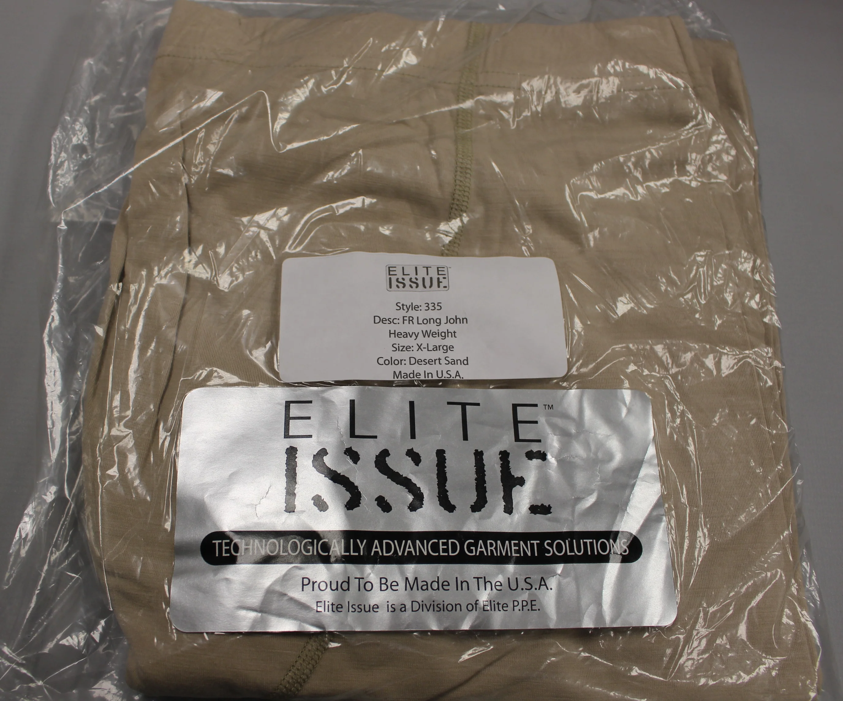 Elite Issue FR Heavyweight Long John Pant - X-Large- Desert Sand - New - Image 2