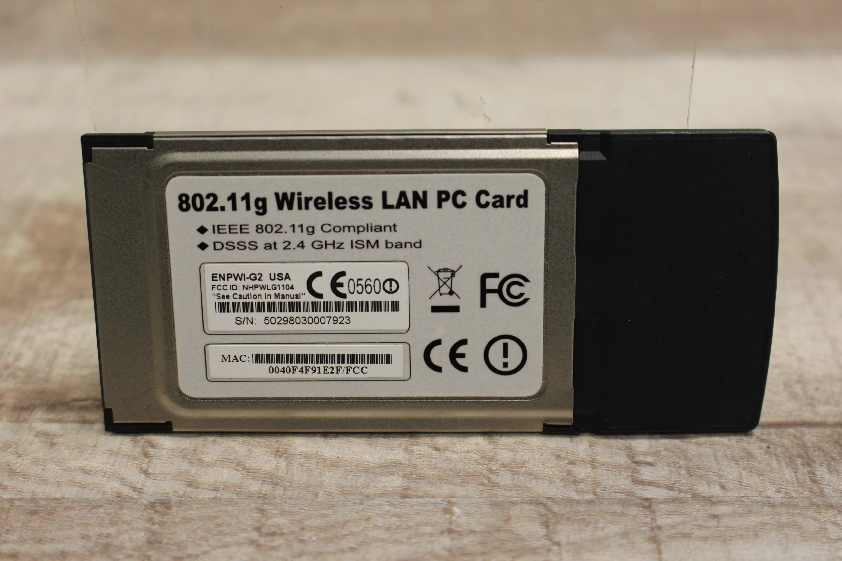 ENCORE 802.11g Wireless PC Card Adapter - EMPWI-G2 - Used - Image 2