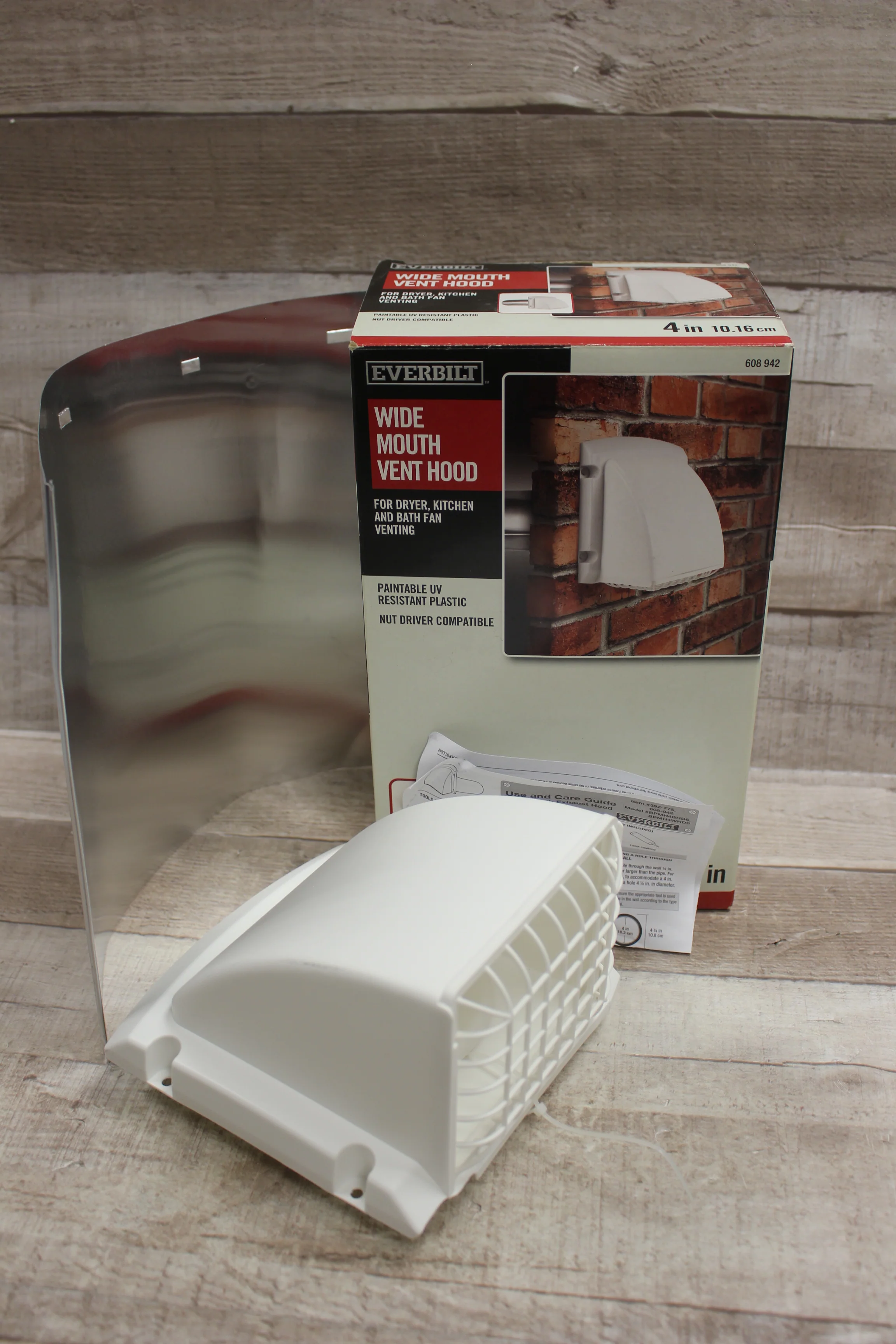 Everbilt Wide Mouth Vent Hood For Dryer and Bathroom Vent -New - Image 2