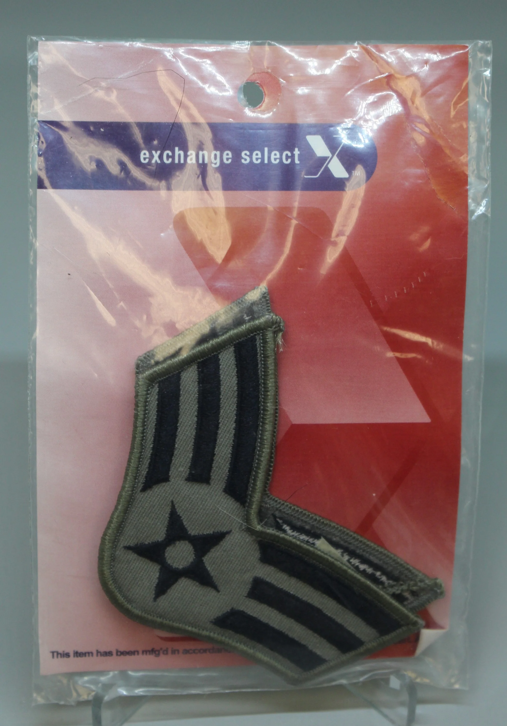 Exchange Select Air Force SR Airman Blue ABU Small Patch - New