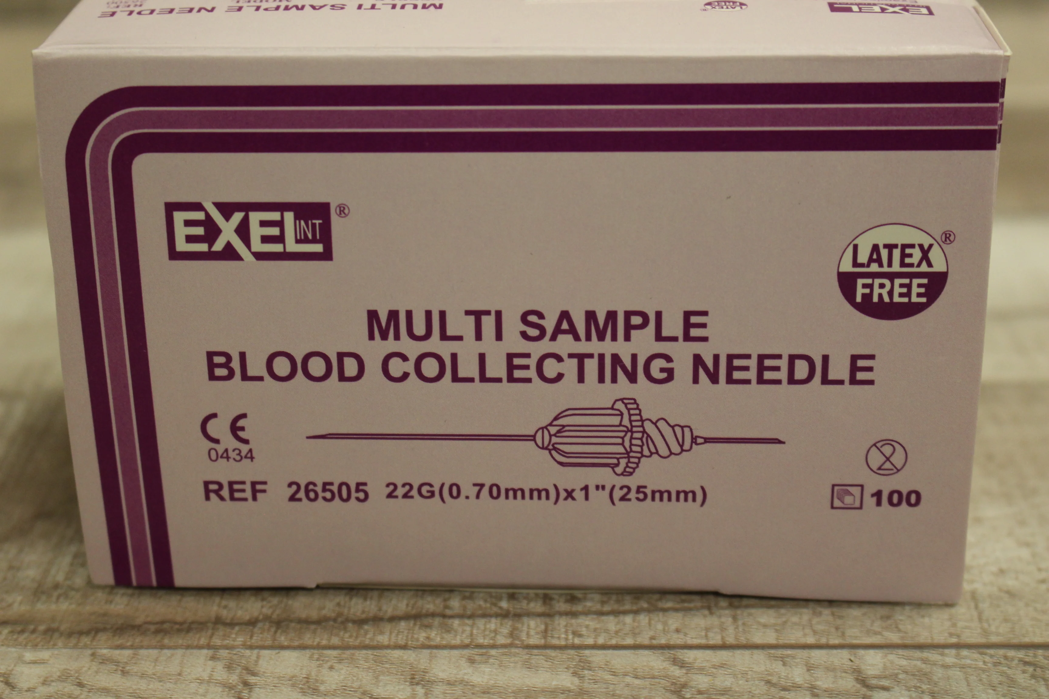 Exel Multi Sample Blood Collecting Needles - Pack of 100 - 22G x 1" - New - Image 3