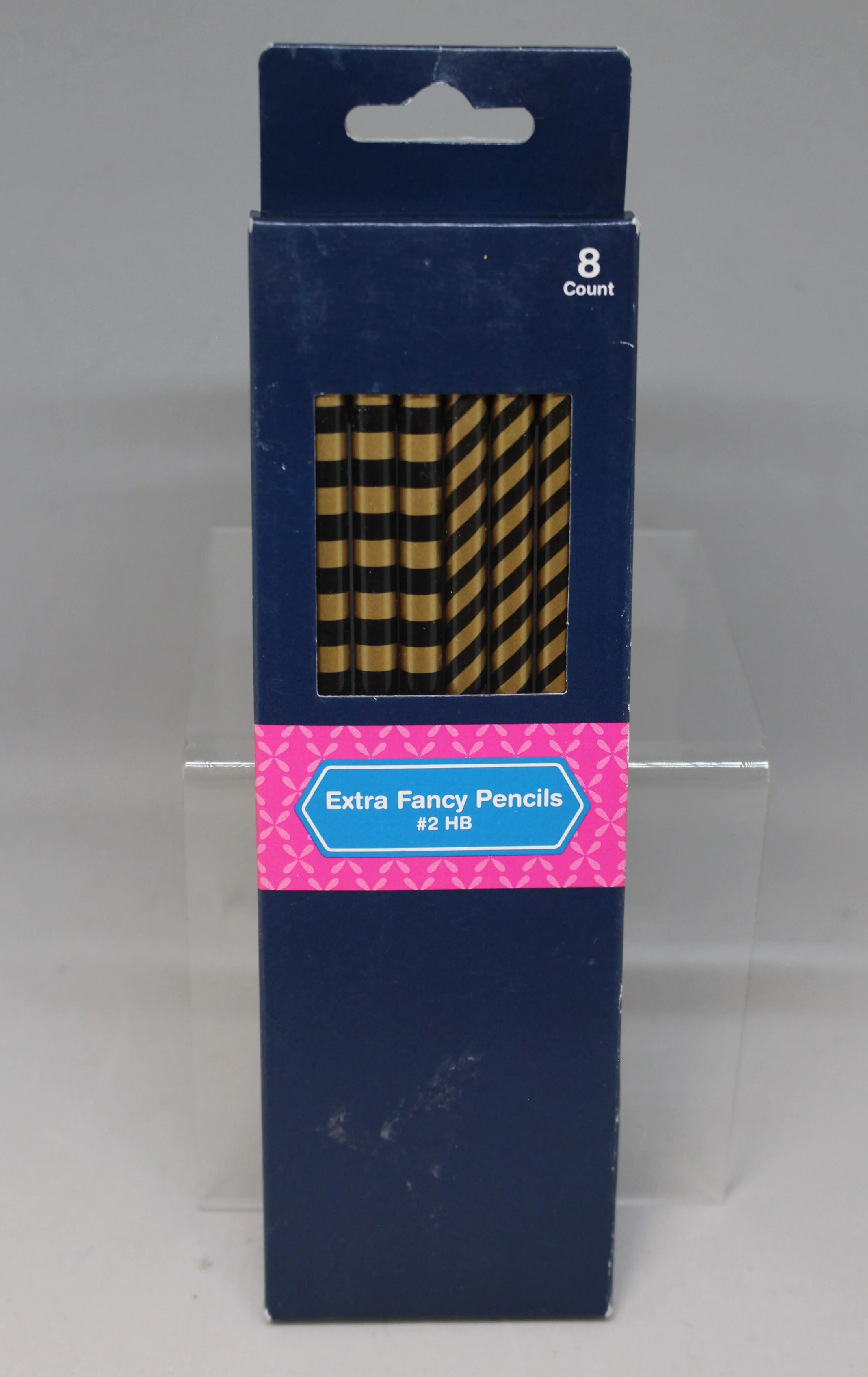 Extra Fancy Pencils - #2 HB - Black & Gold - Pack of 8 - New - Image 2