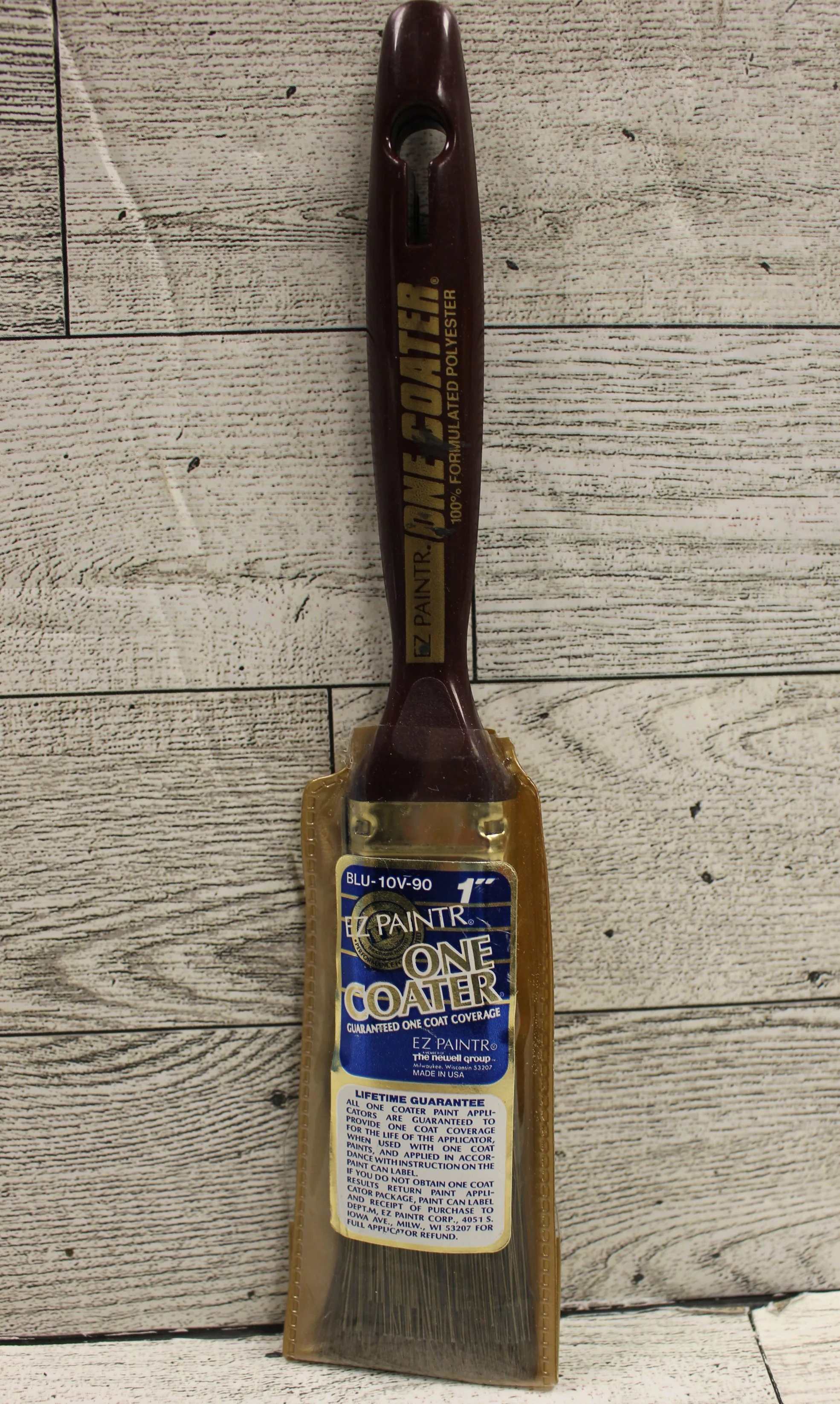 EZ Painter 1" One Coater Paint Brush - BLU-10V-90 - 100% Polyester - New
