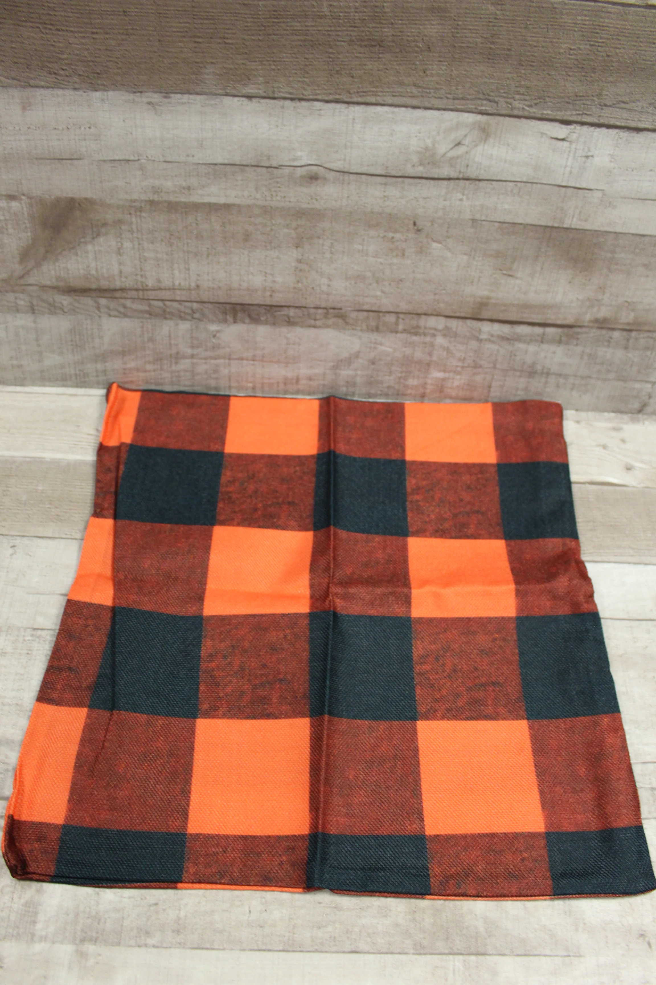 Fall Decorative Pillow Case Set Of 4 -Orange/Black -New - Image 2