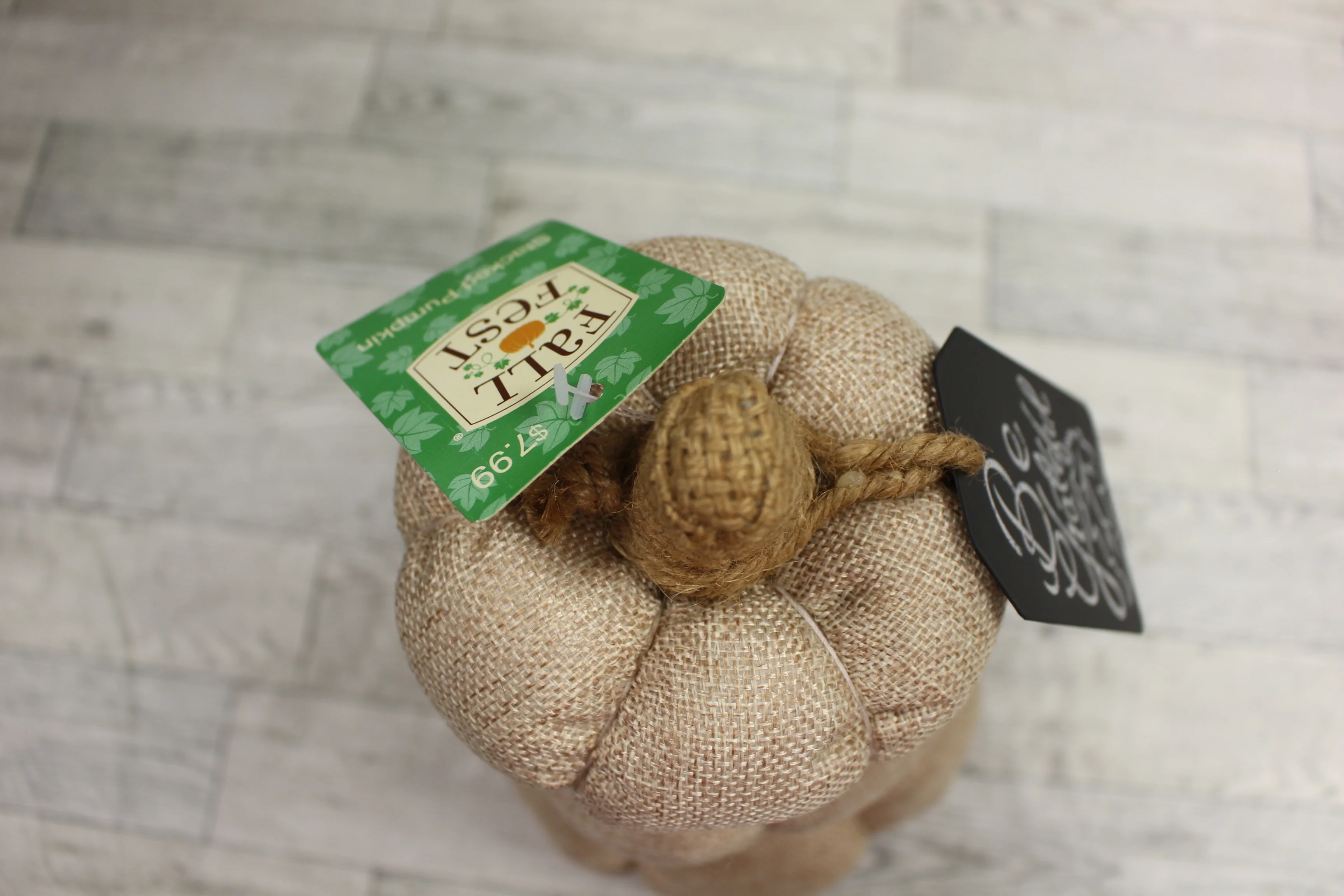 Fall Fest Stuffed Stacked Pumpkins - "Be Grateful" - New - Image 4