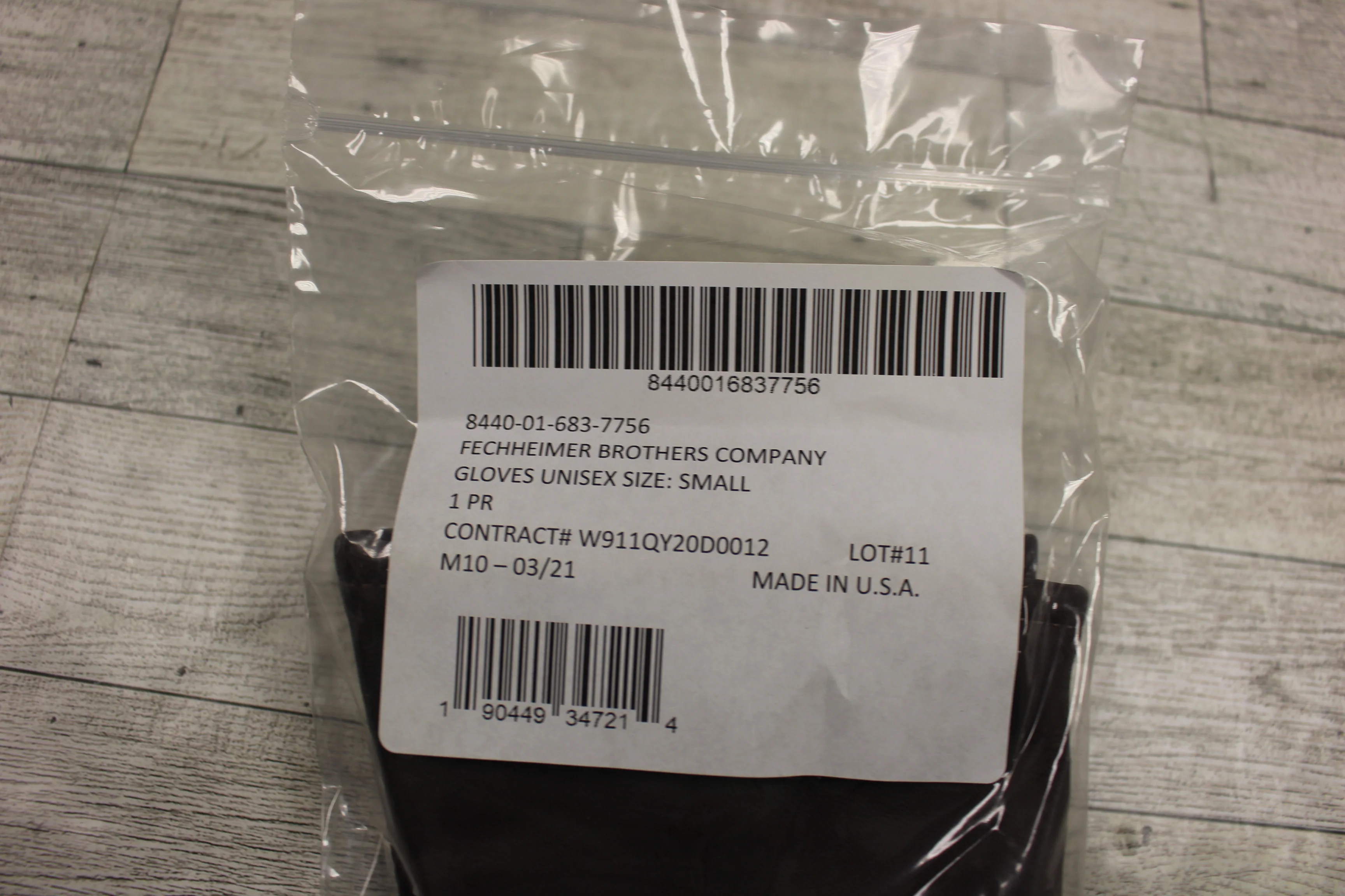 Fechheimer Brothers Unisex Gloves - Small - New - Image 3