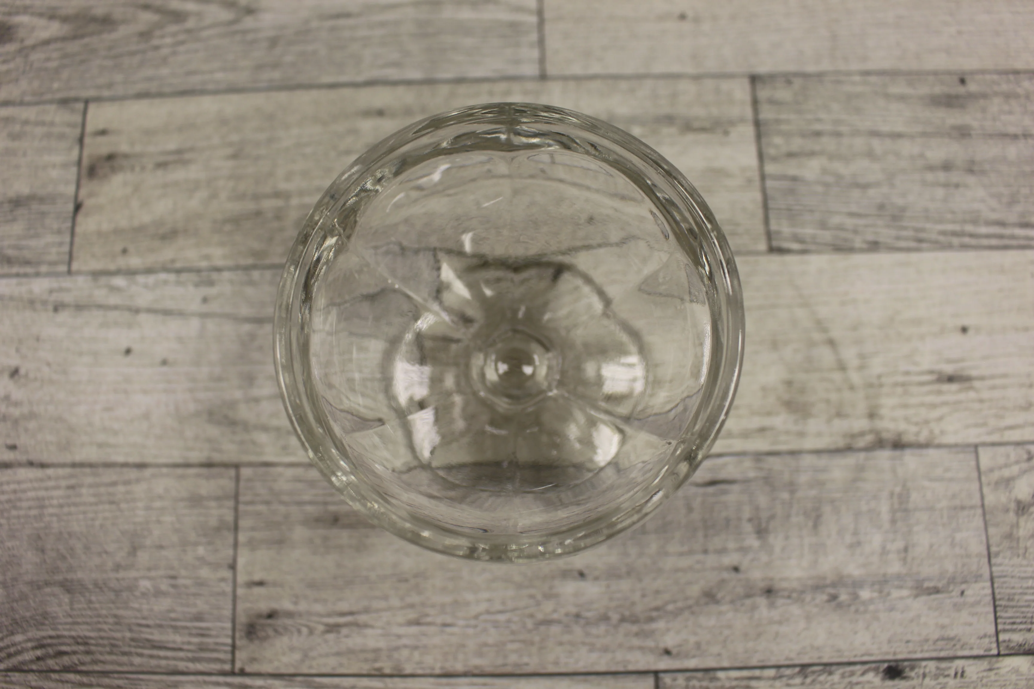 Federal Glass FEG15 Clear Pedestal Low Sherbet Dish - Used - Image 3