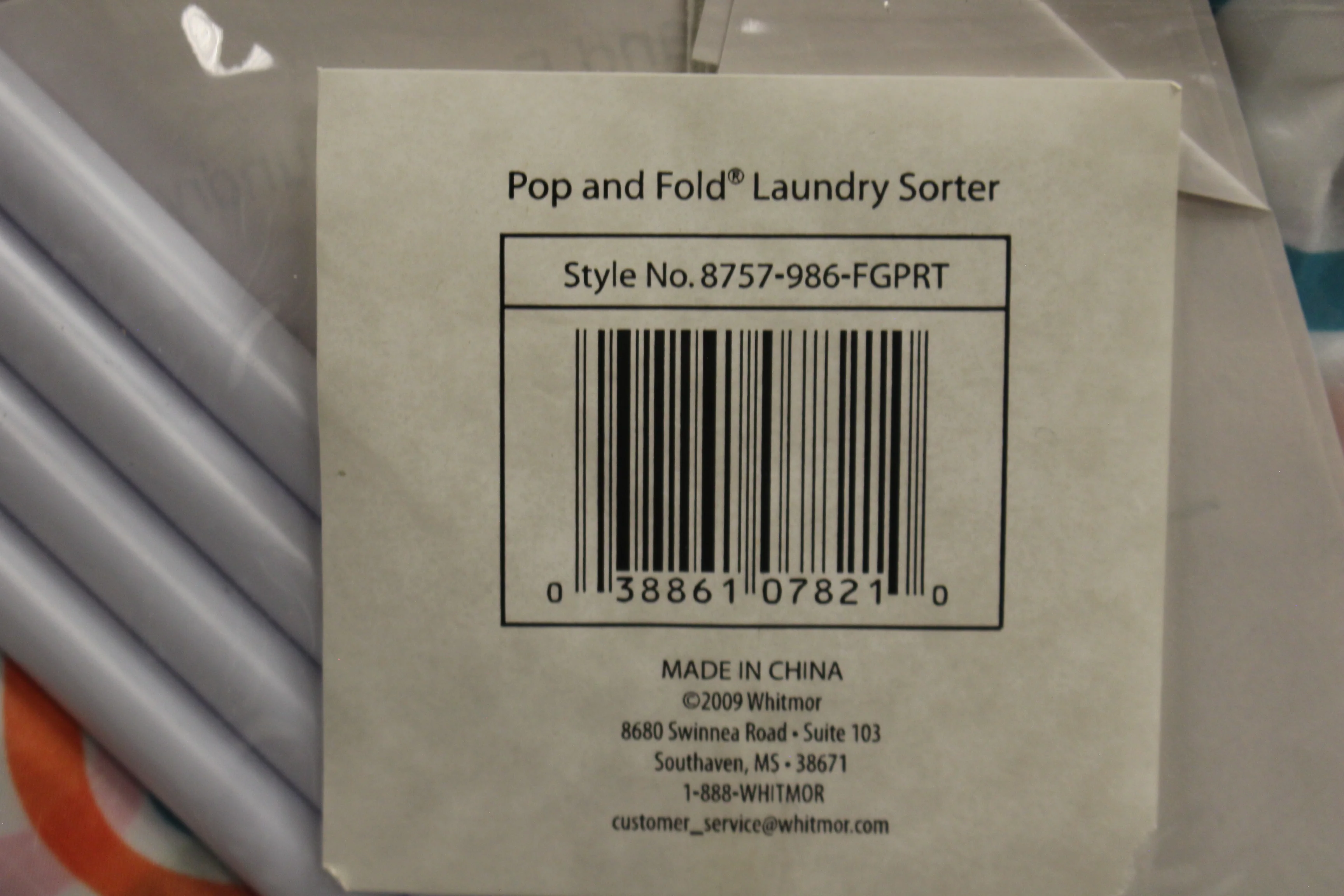 Feel Good Pop and Fold Laundry Sorter - Style 8757-986-FGPRT - New - Image 3