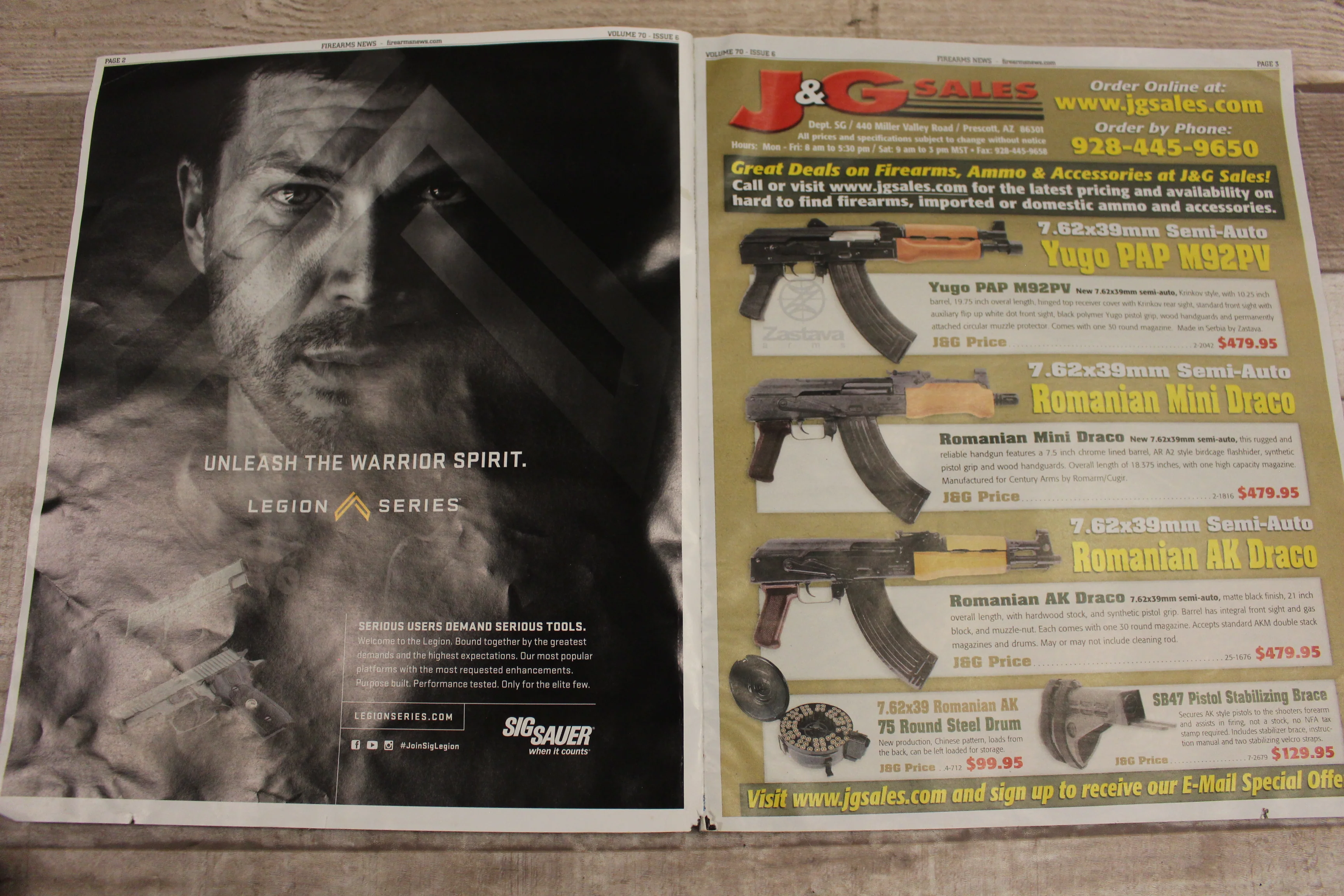 Firearms News Magazine -Volume 70 Issue 6 2016 -Used - Image 2