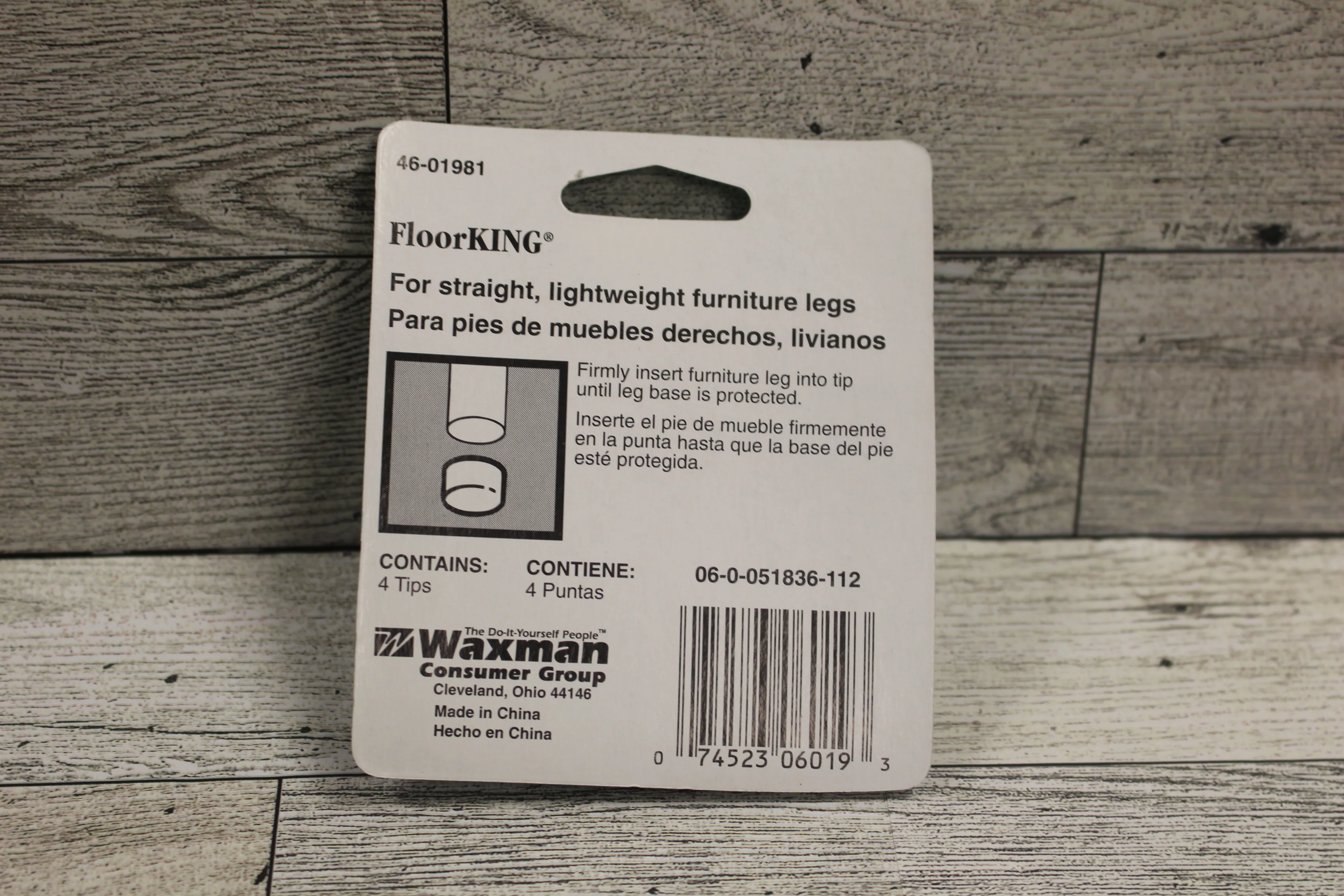 FloorKing 3/4" Furniture Leg Tips - 46-01981 - New - Image 2