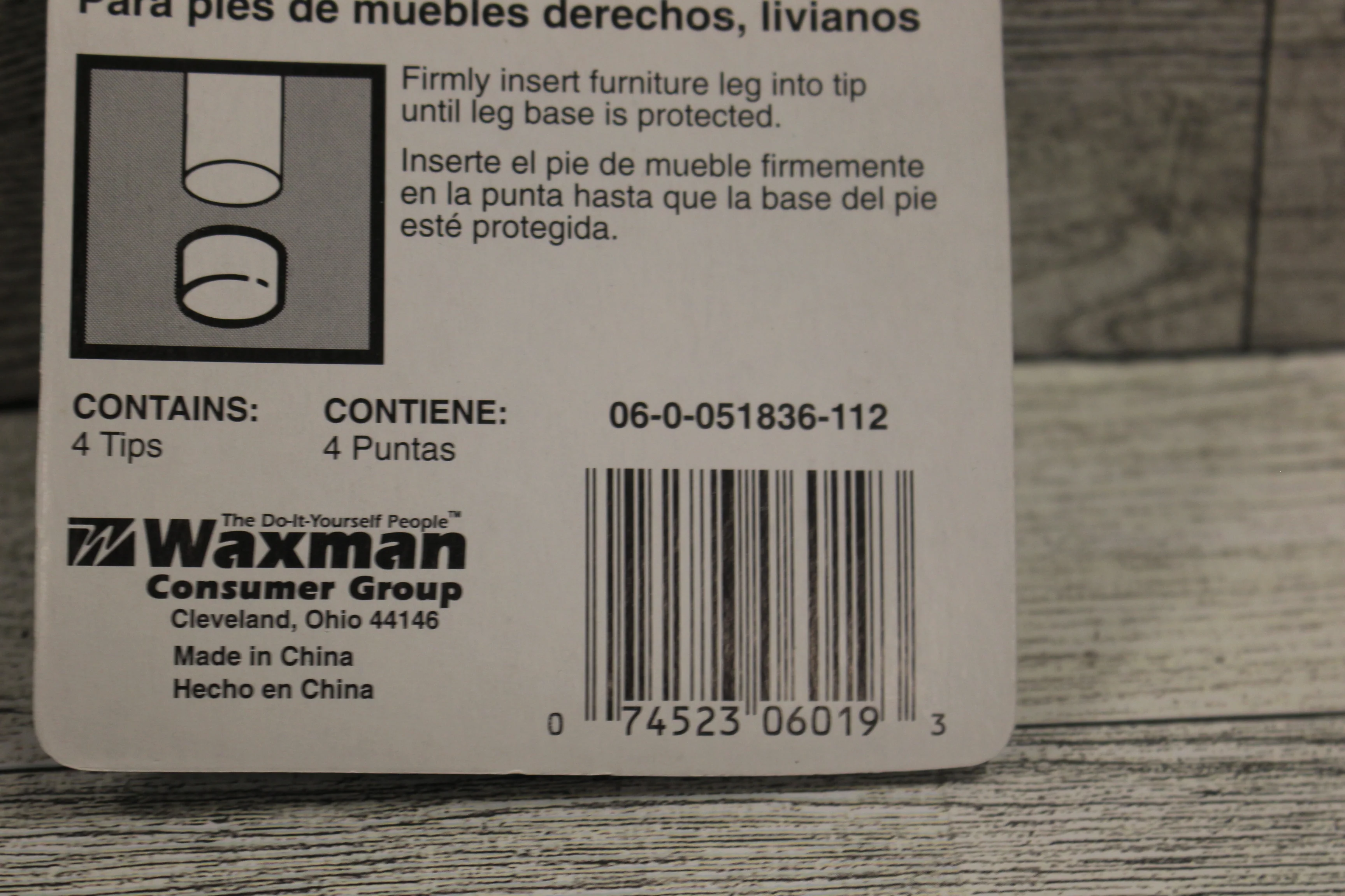 FloorKing 3/4" Furniture Leg Tips - 46-01981 - New - Image 3