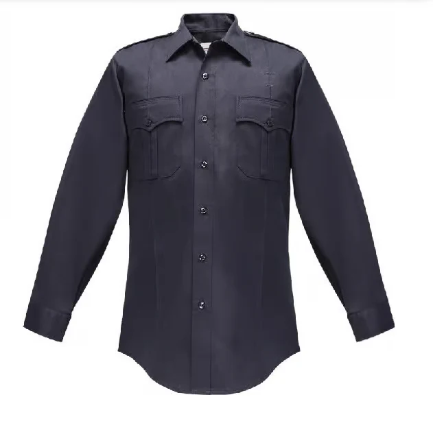 Flying Cross Urban Defender Long Sleeve Shirt with Zipper -Black - 16x32/33 -New