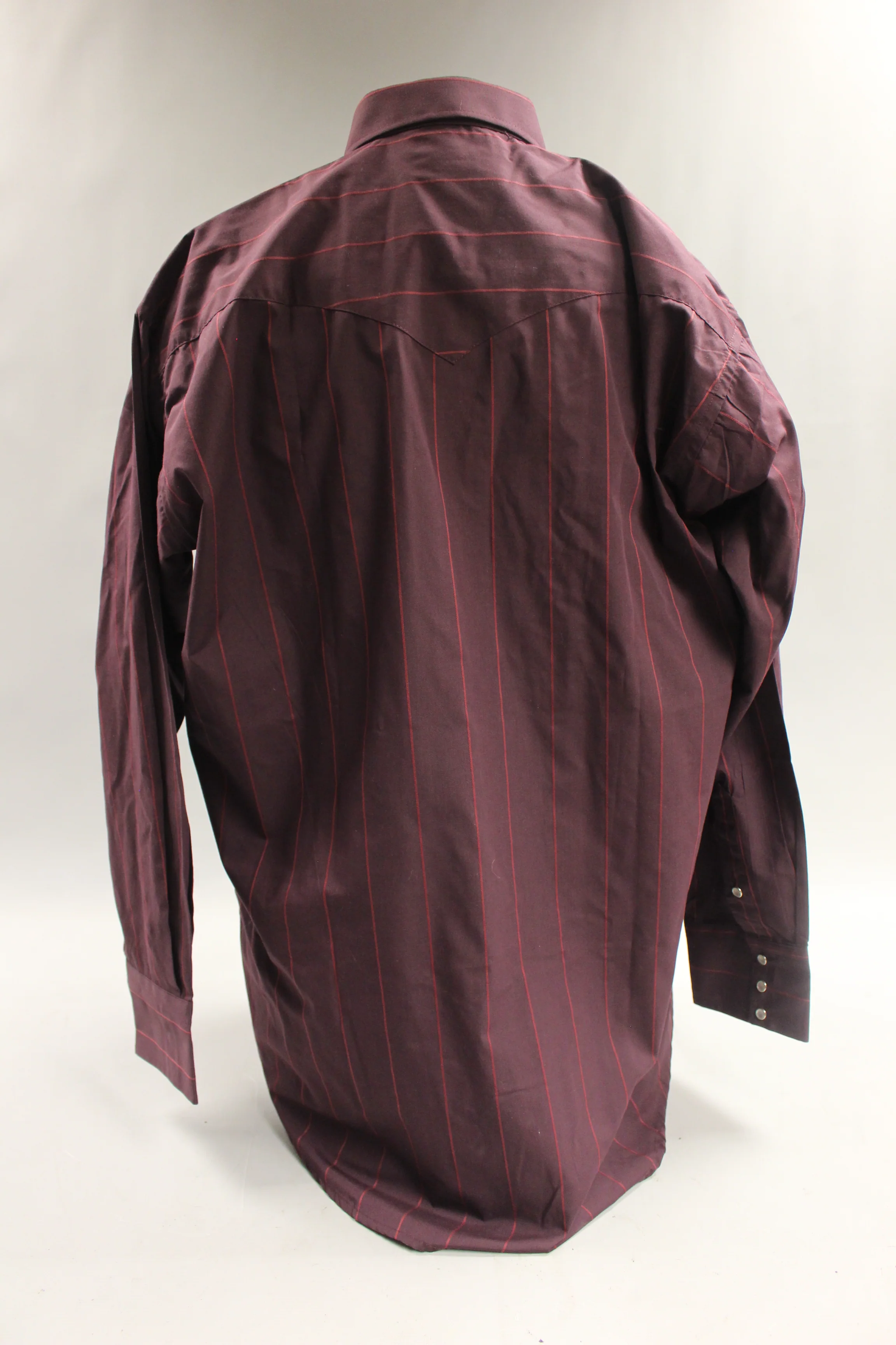 Flying Ranchwear Men's Long Sleeve Shirt - Pearl Snap - Size: 17 1/2 x 34 - Extra Long Tail - Used - Image 3