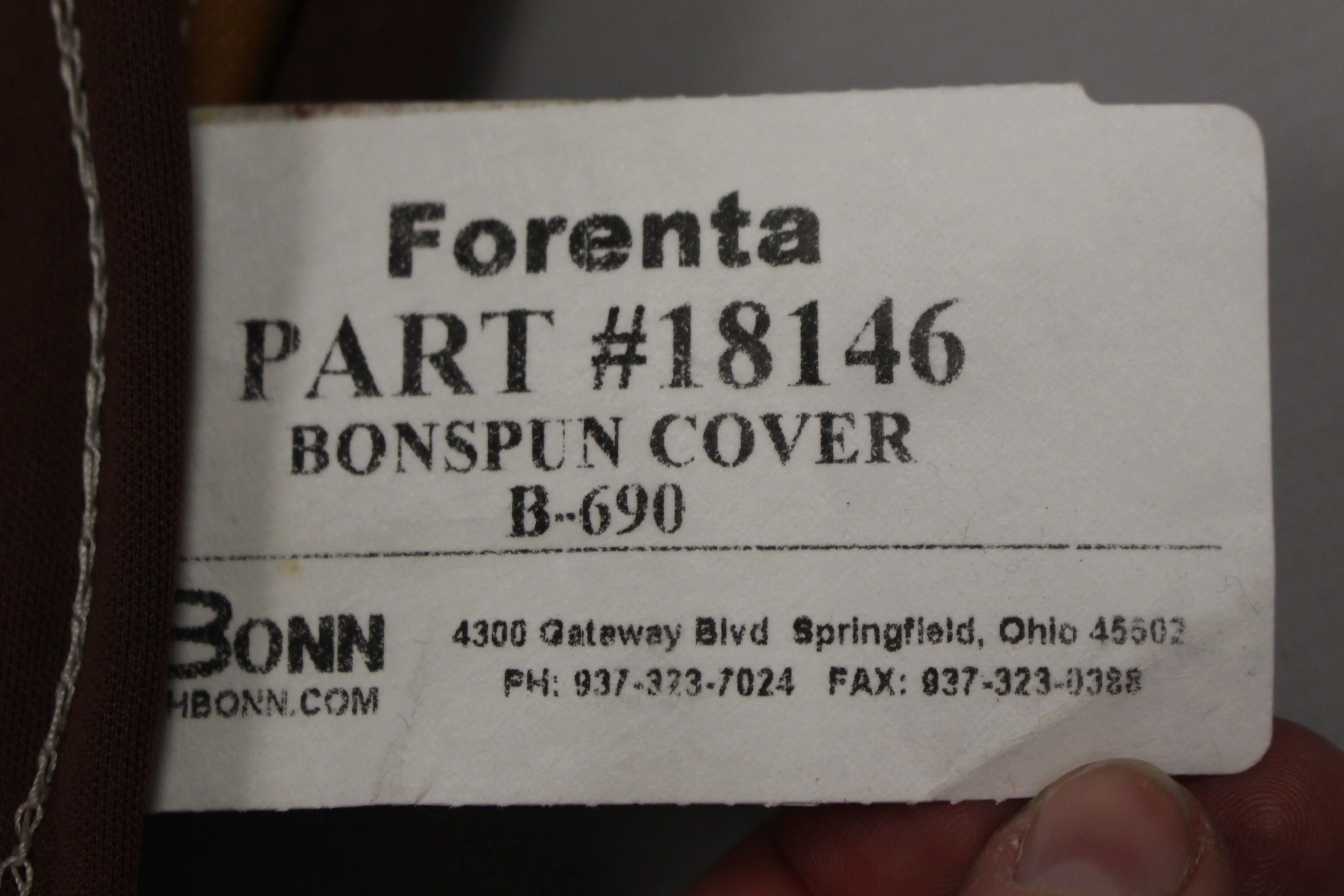 Forenta Bonspun Commercial Laundry Padding Cover, 3510-00-172-3756, B-690, 18146, SM-1035, New - Image 2