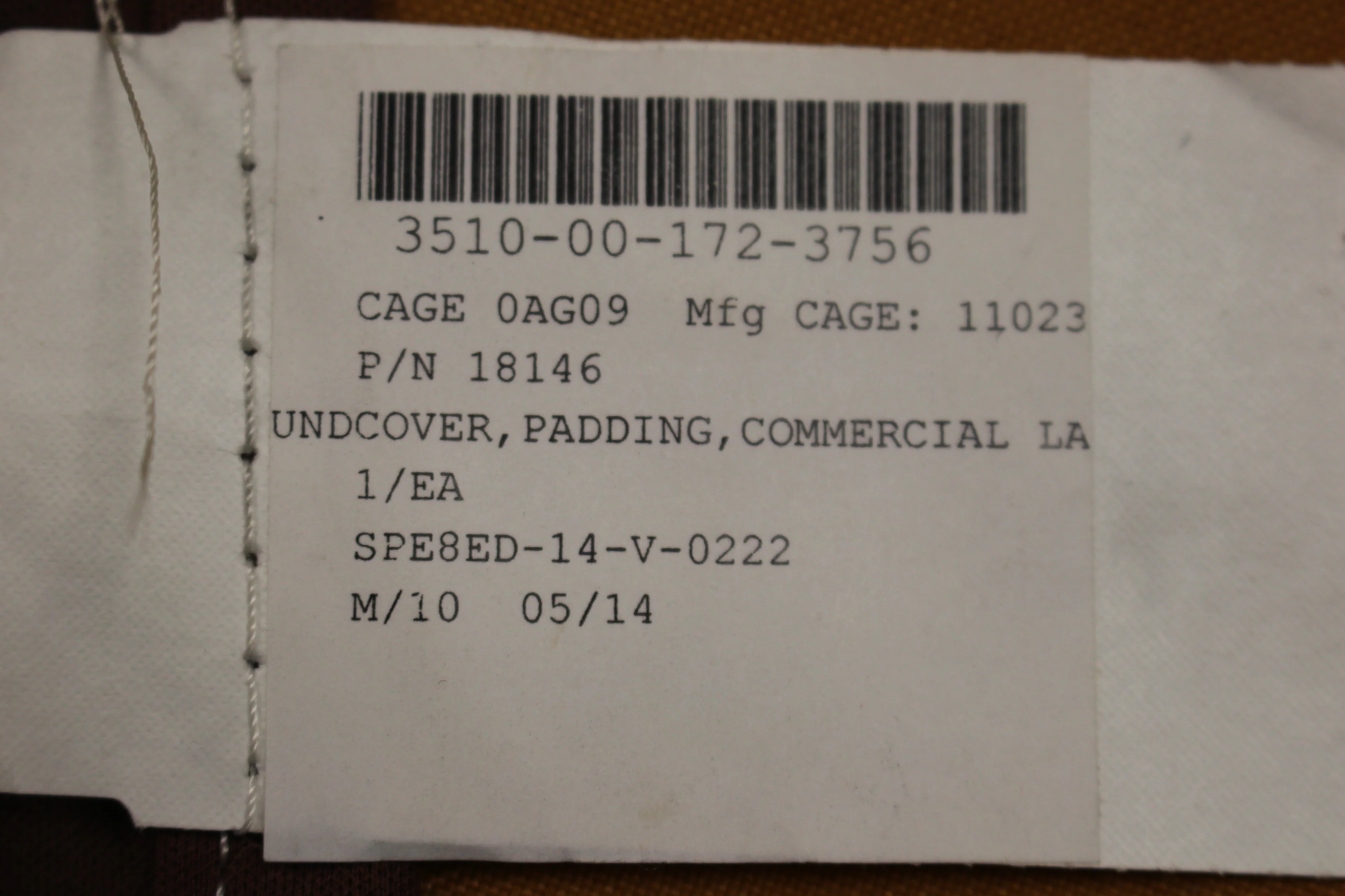 Forenta Bonspun Commercial Laundry Padding Cover, 3510-00-172-3756, B-690, 18146, SM-1035, New - Image 3