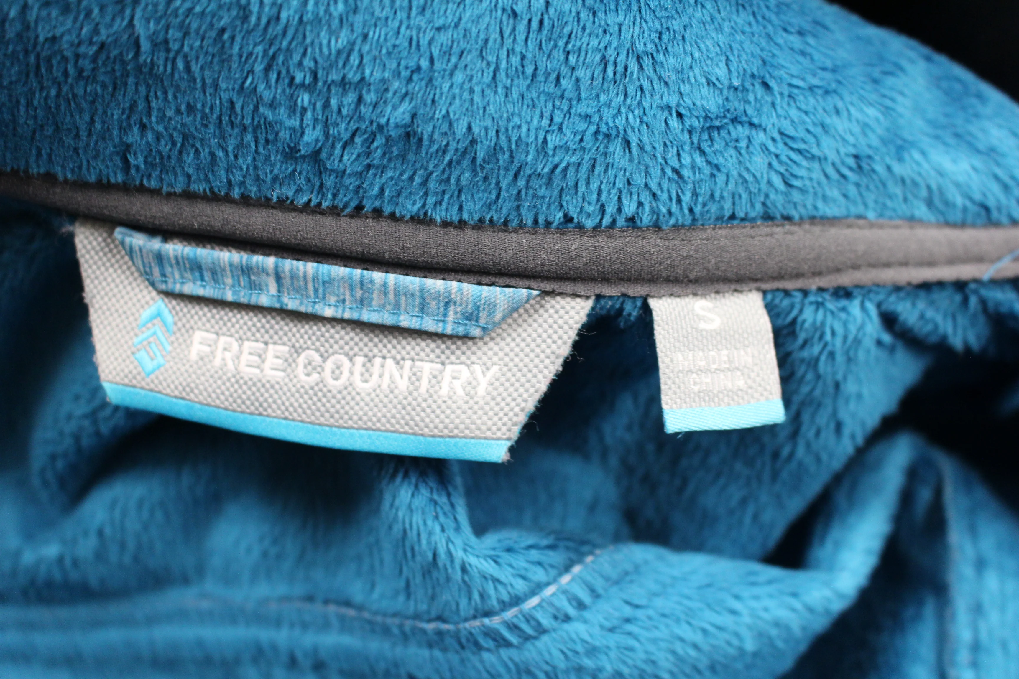 Free Country Women's Blue Zip Up Jacket - Small - Used - Image 5