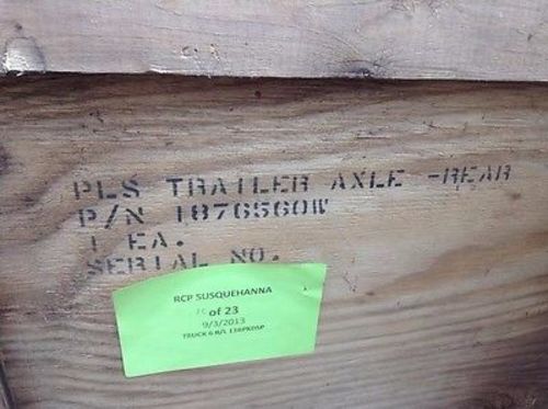 G-TEC Non Driving Axle Assembly - GTL225APM - 1876560 W - 2530-01-369-3499 - Image 6