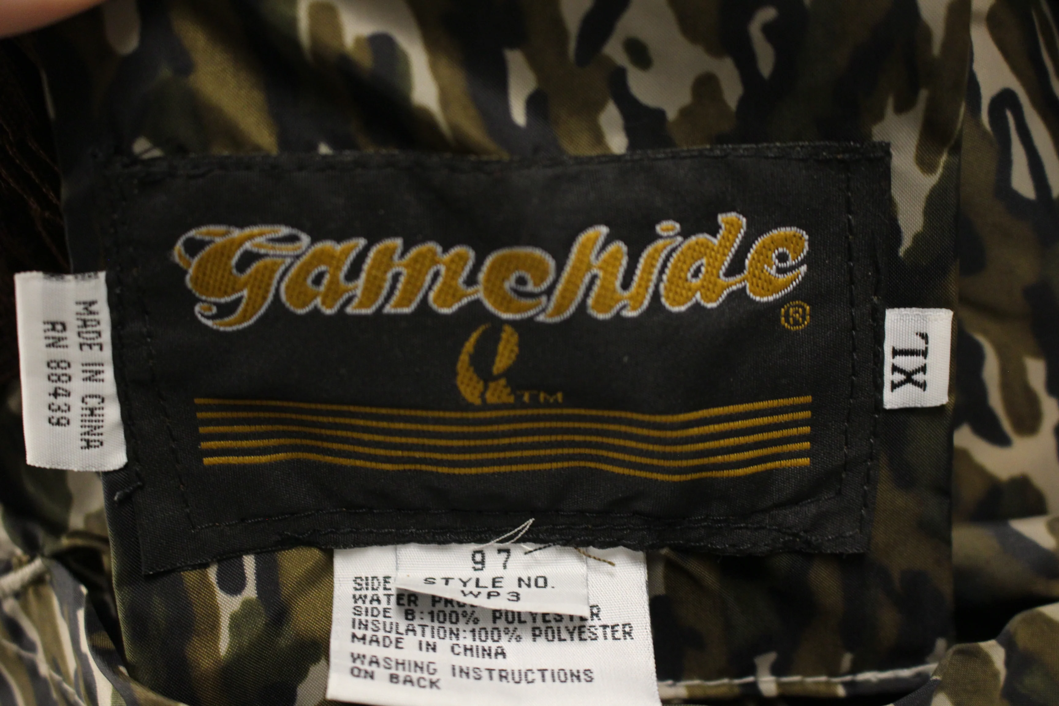 Gamehide Style No 97 Hunting Hoodie Jacket Size XL -Camo -Used - Image 3