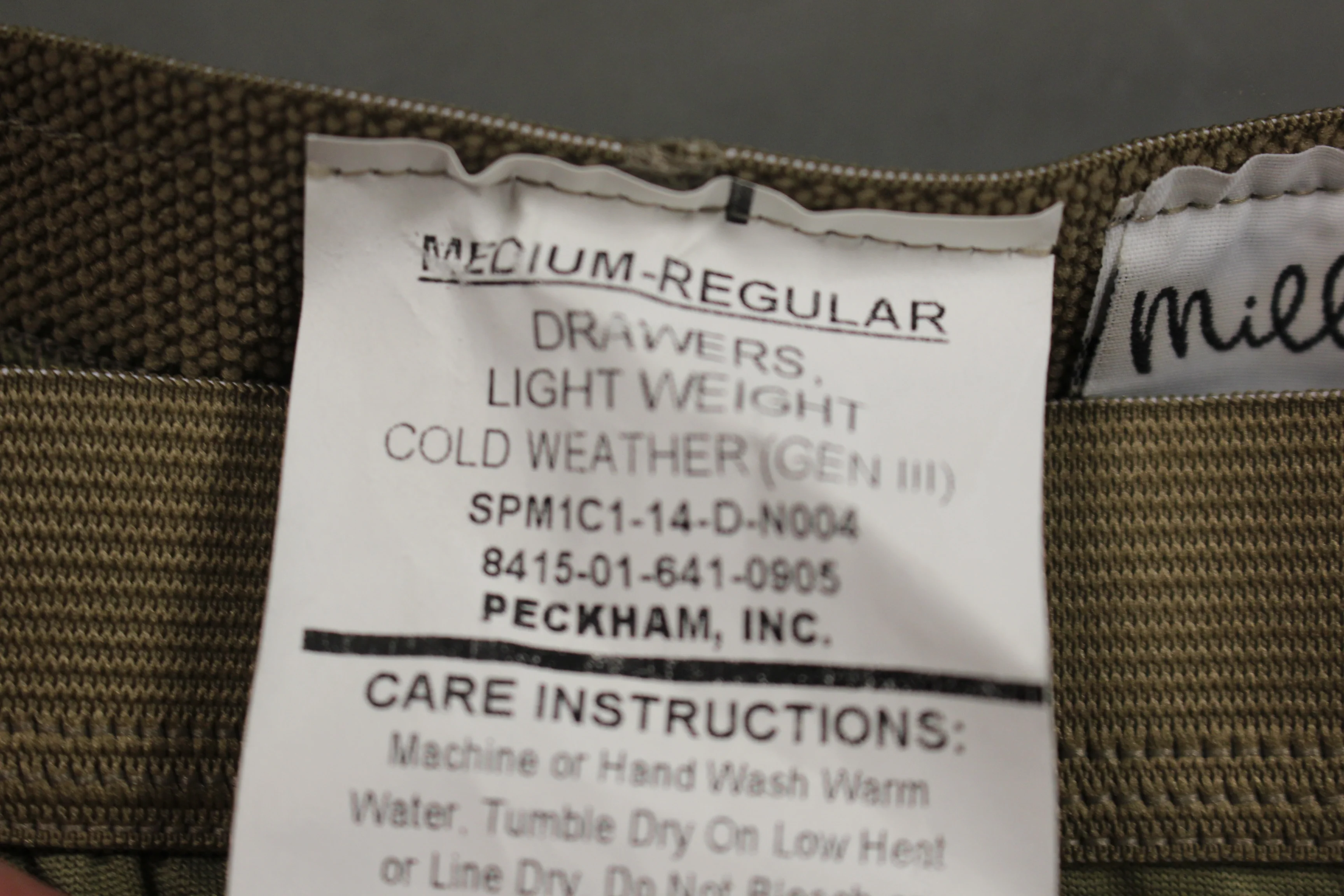 Gen III Light-Weight Cold Weather Long John Pants - Coyote - Med Regular - Used - Image 2